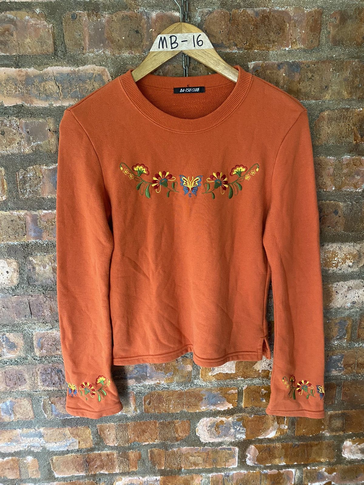 Hysteric Glamour 1990s Ba Tsu Japan Center Butterfly and flower embroidered Size S / US 4 / IT 40 - 2 Thumbnail