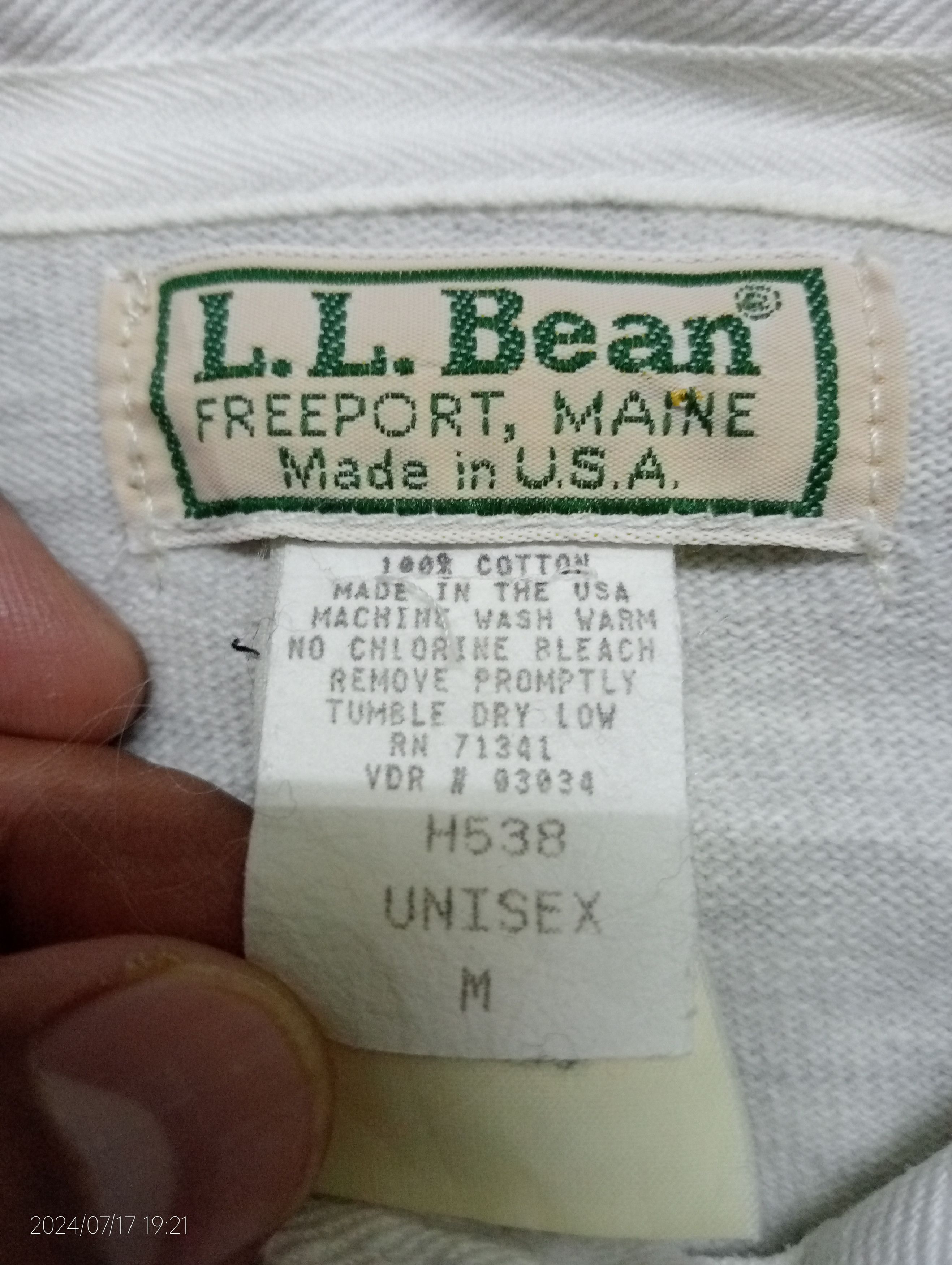 L.L. Bean × Vintage Vintage '90s L.L. Bean Polo Rugby Shirt Very Rare Size US M / EU 48-50 / 2 - 2 Thumbnail