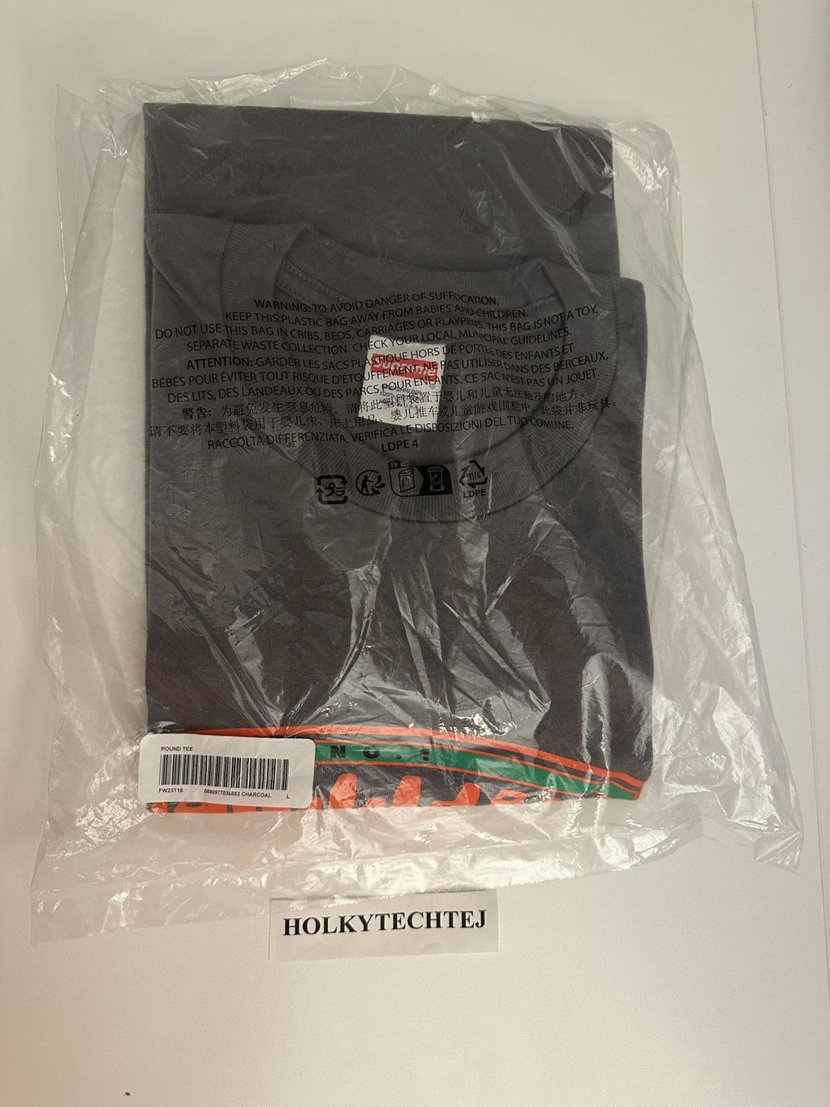 Supreme Supreme Pound Tee Size US L / EU 52-54 / 3 - 2 Thumbnail
