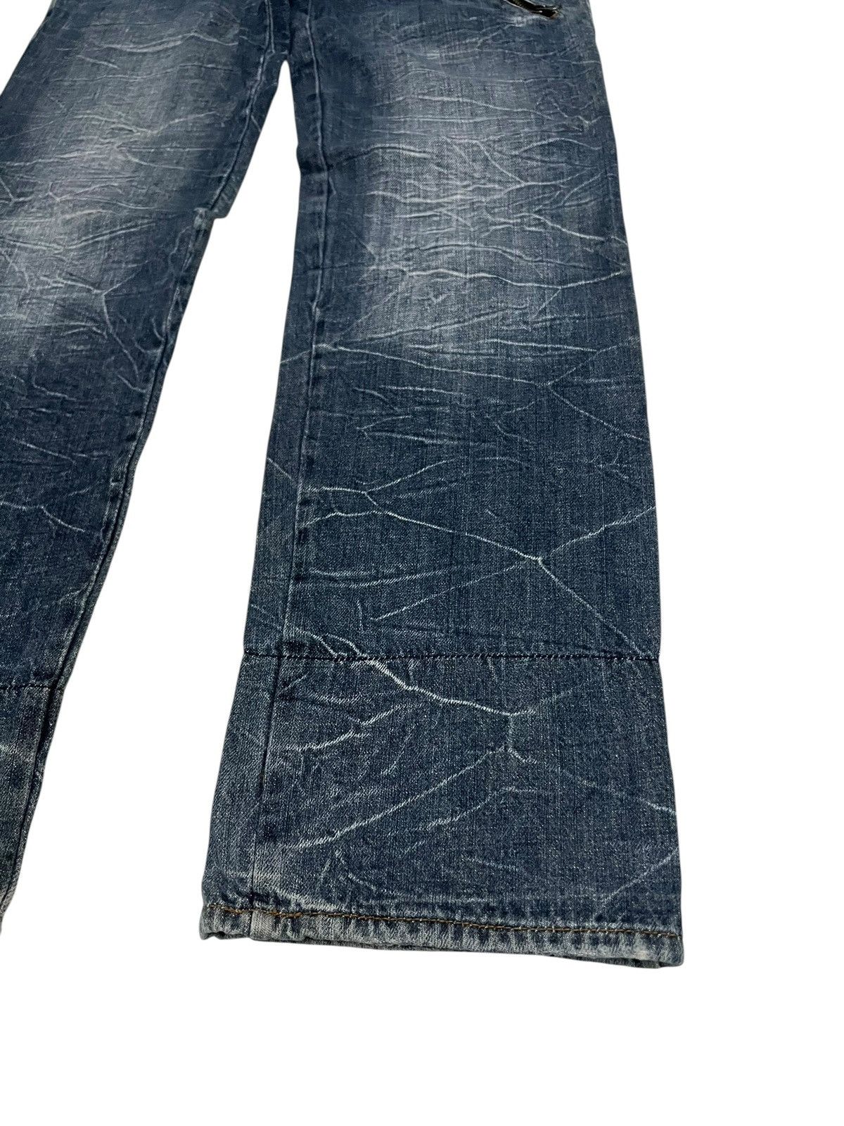 Japanese Brand VINTAGE NYLAUS JAPAN DOUBLE WAIST CLAWMARK JEANS PPFM STYLE Size US 31 - 5 Thumbnail