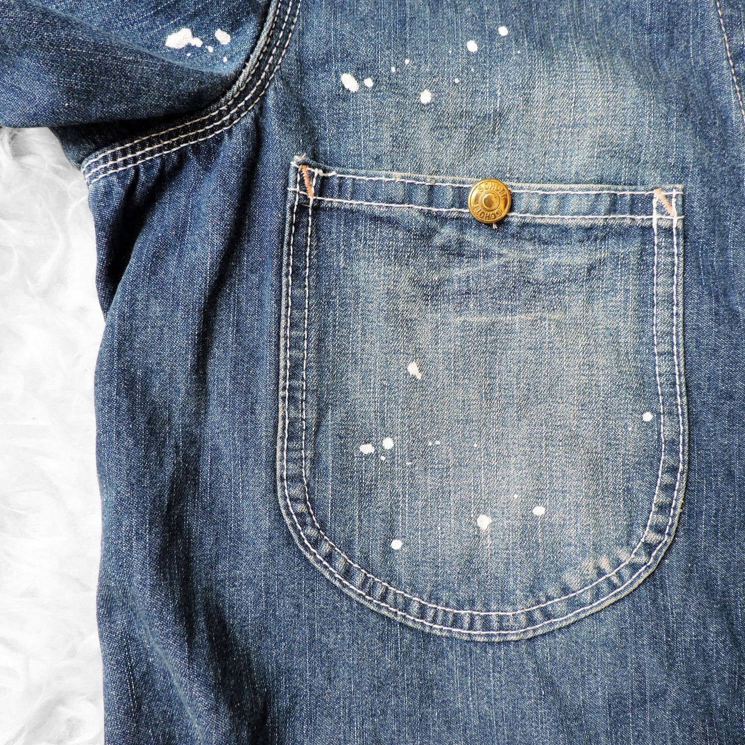 Schott SCHOTT NYC TOUGH GARMENT PERFECTO ENGINEER DENIM JACKET Size US M / EU 48-50 / 2 - 10 Thumbnail
