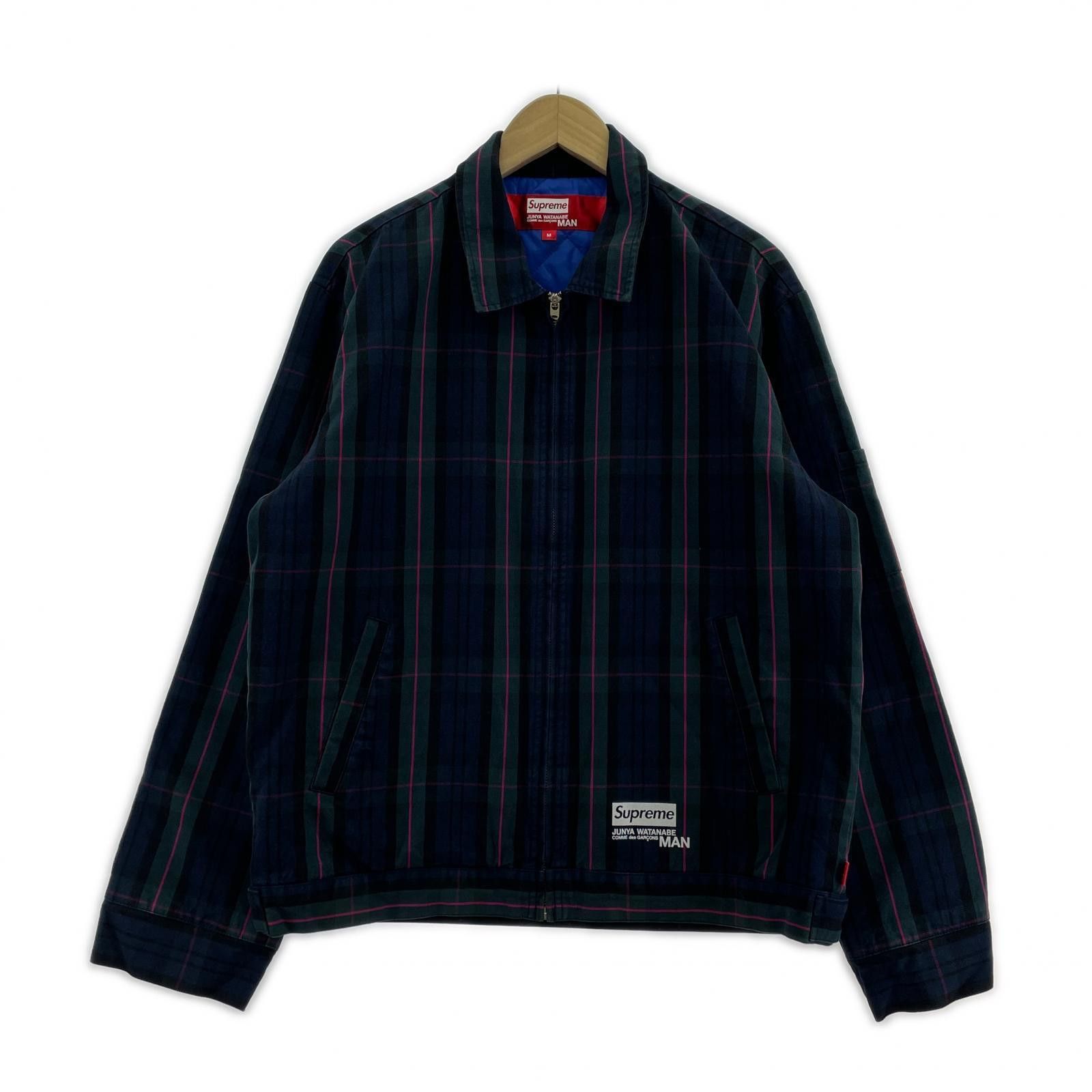 Supreme Supreme Old English Canvas Work Jacket Navy | Grailed