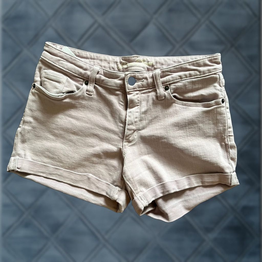 Vintage Universal Thread Light Purple Distressed Denim Shorts Roll Cuff sz 4 27R Casual Teens Size 27" / US 4 / IT 40 - 1 Thumbnail