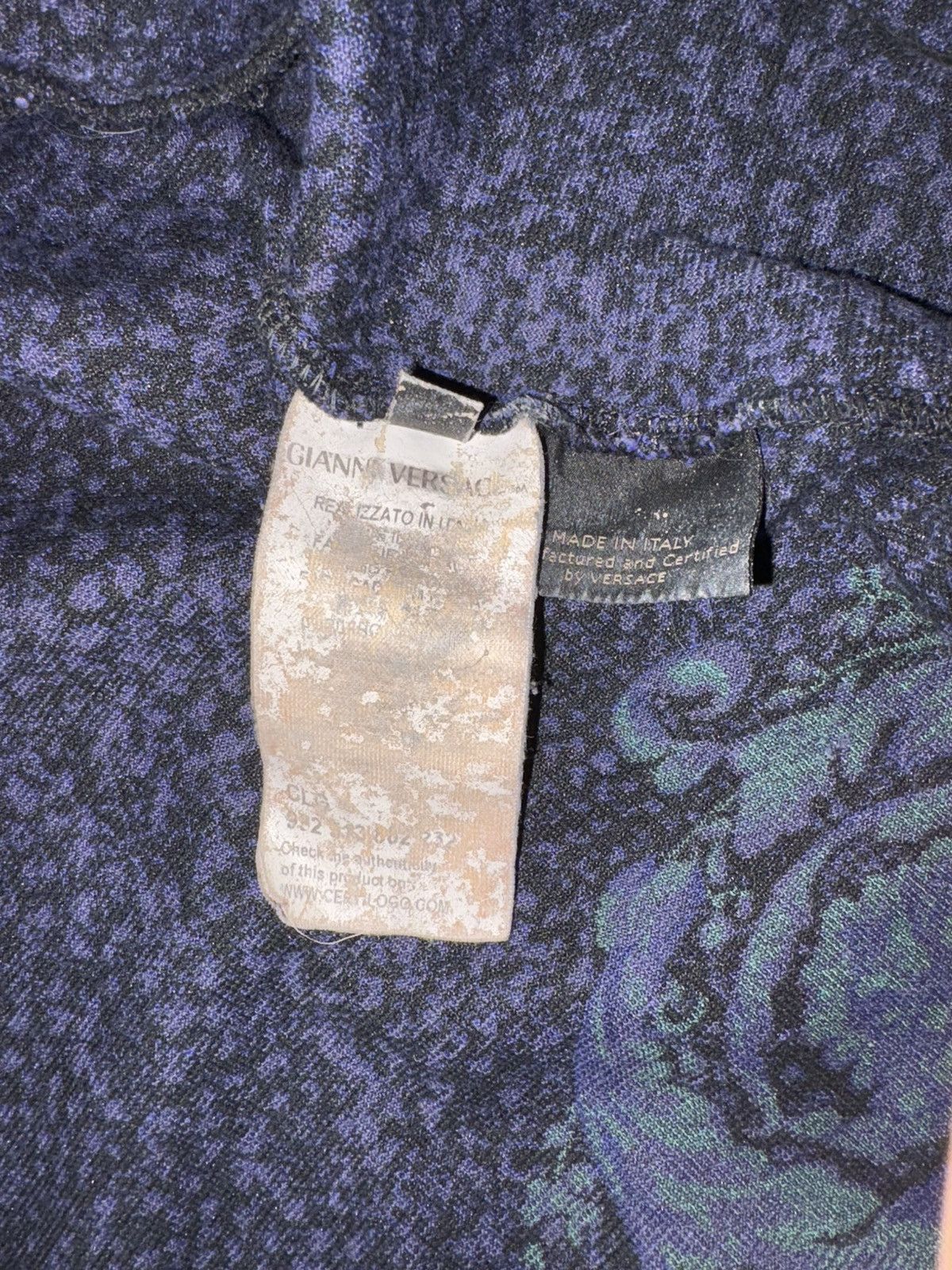 Versace Versace velour tracksuit jacket for men Size US M / EU 48-50 / 2 - 4 Thumbnail