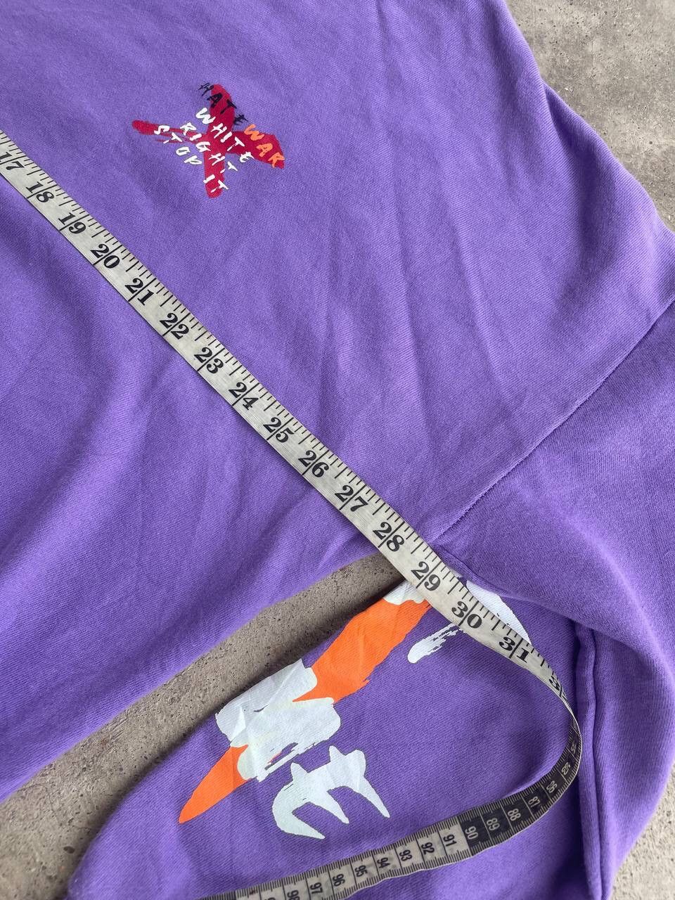 Designer HATE WAR WHITE RIGHT STREET ART SWEATSHIRT Size US L / EU 52-54 / 3 - 6 Thumbnail