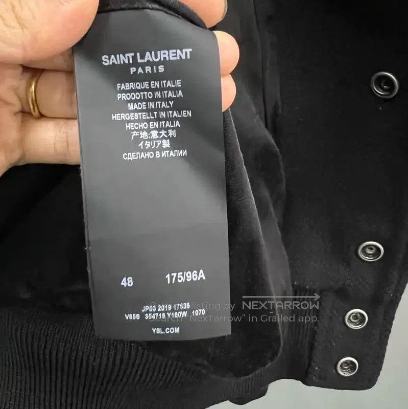 Yves Saint Laurent YSL Black Cotton Women's Jacket for Spring and Autumn . Size XXS / US 00 / IT 34 - 3 Thumbnail