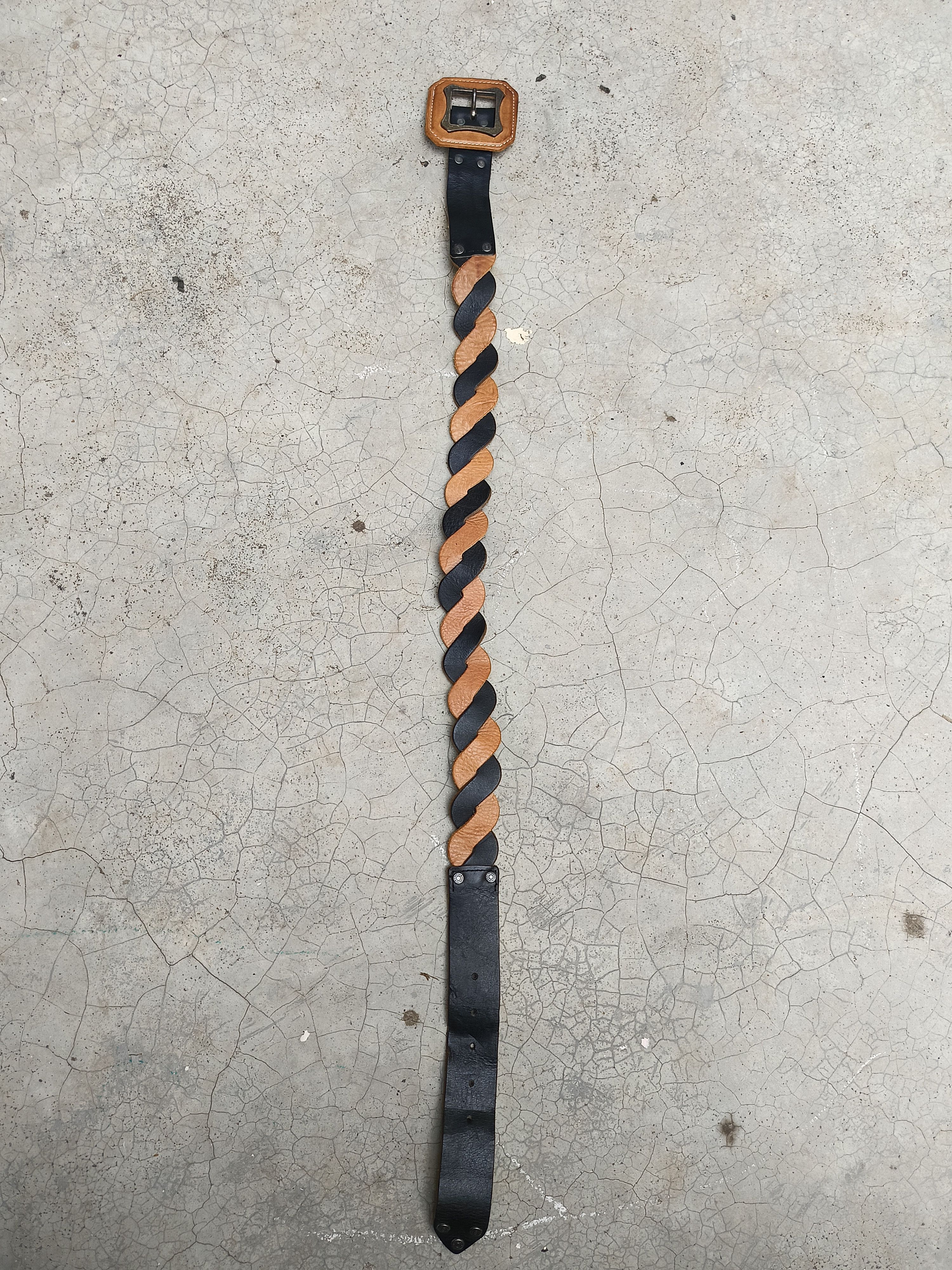 Diesel RARE🔥 DIESEL VINTAGE LEATHER BELT Size 32 - 4 Thumbnail