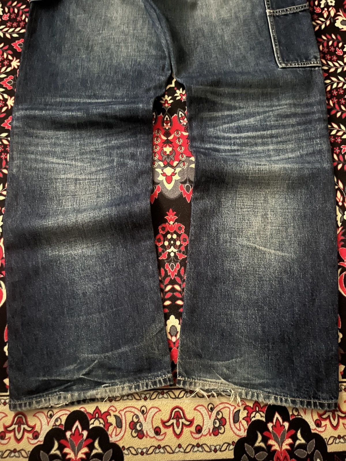 Carhartt × Gap ⚡️Workwear⚡️Vintage Gap 1969 Carpenter Dark Blue Washed Jeans Size US 34 / EU 50 - 11 Thumbnail