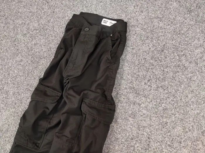 Japanese Brand Vintage Japanese Dark Oliver Cotton Cargo Pants Y2K Style Size US 34 / EU 50 - 4 Thumbnail