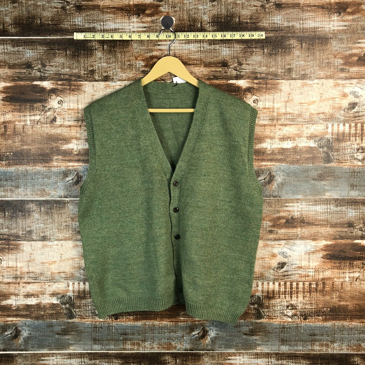 Japanese Brand Japan vintage knitwear Green Handknit #A2319 Size M / US 6-8 / IT 42-44 - 1 Thumbnail