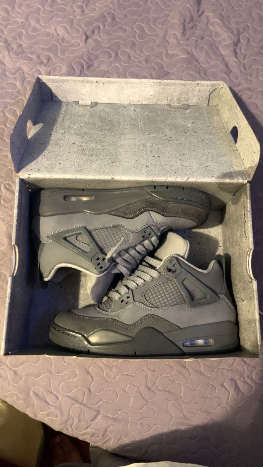 Jordan Brand Air Jordan 4 Retro Wet Cement Size US 6 / EU 39 - 2 Thumbnail