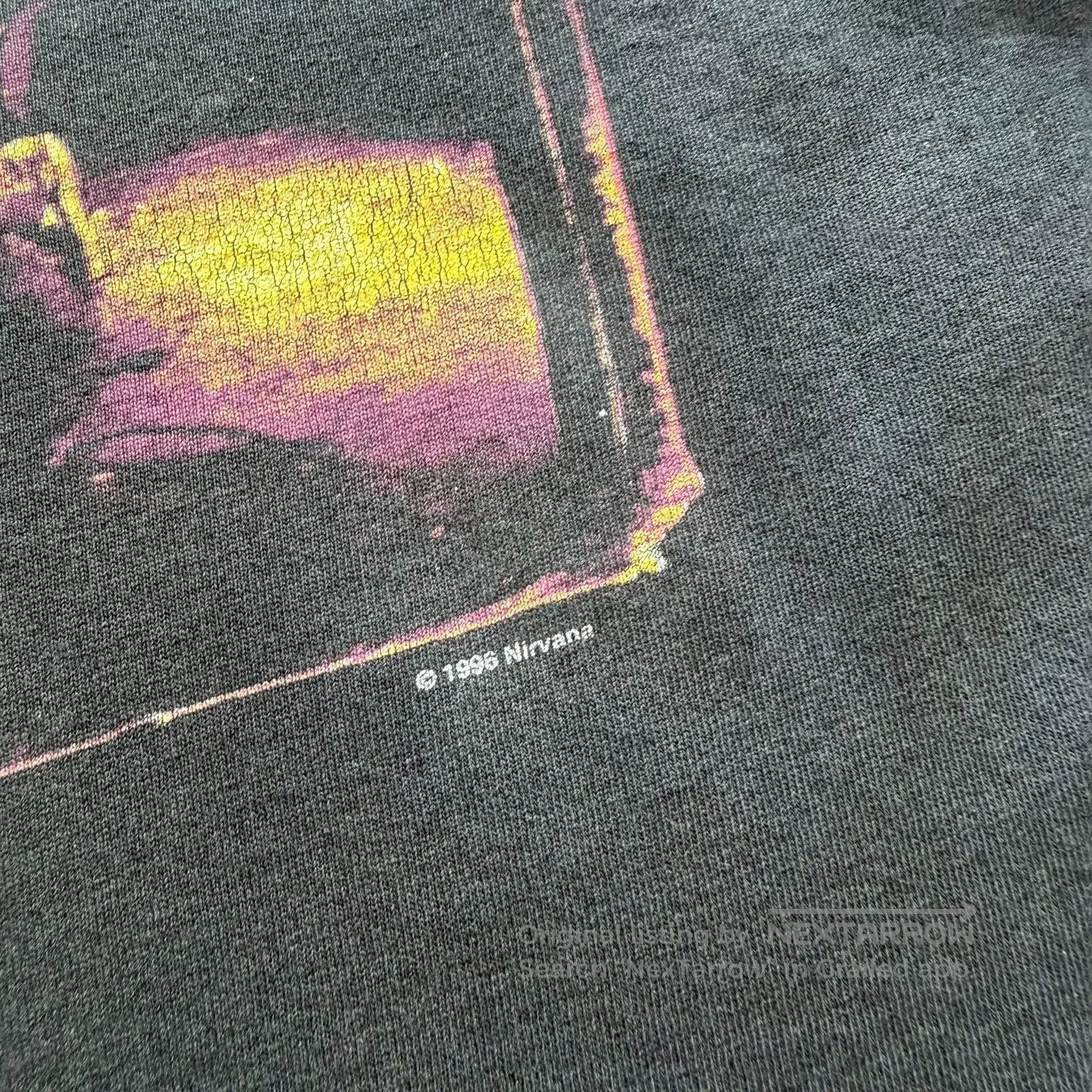 Vintage Vintage 1996 Nirvana Band Tee. Size US XL / EU 56 / 4 - 7 Thumbnail