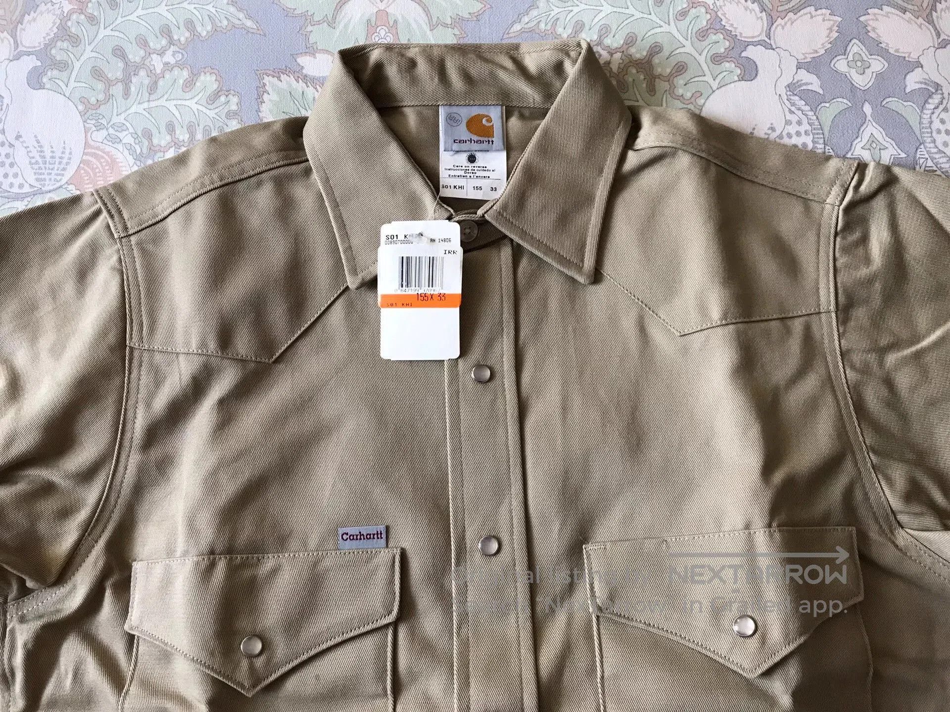 Carhartt Carhartt Made in USA Western Shirt. Size US M / EU 48-50 / 2 - 3 Thumbnail