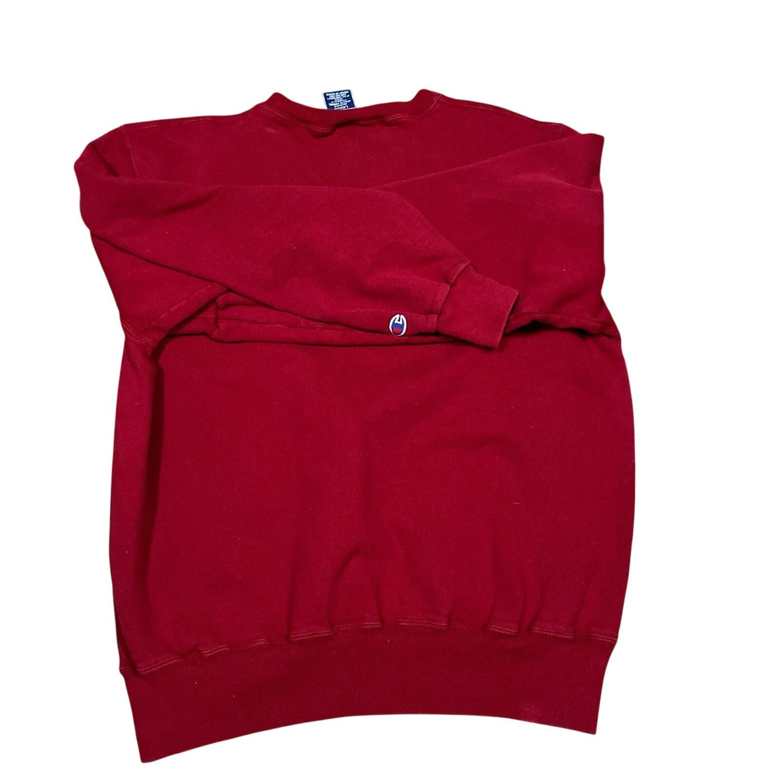 Champion VTG Champion Reverse Weave Crewneck Red Blank 90s Y2K Flaw Size US L / EU 52-54 / 3 - 2 Thumbnail