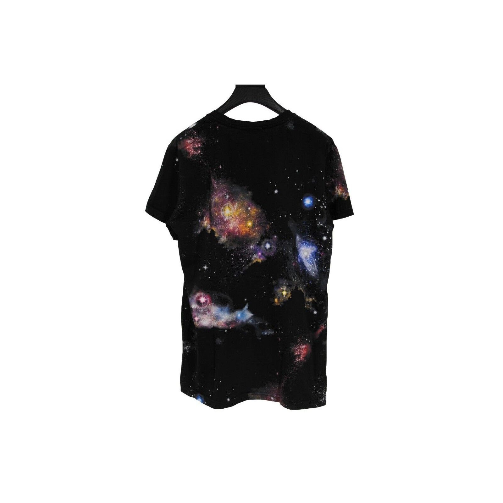 Balmain Galaxy Logo T Shirt Black Purple Blue Space Size US L / EU 52-54 / 3 - 2 Thumbnail