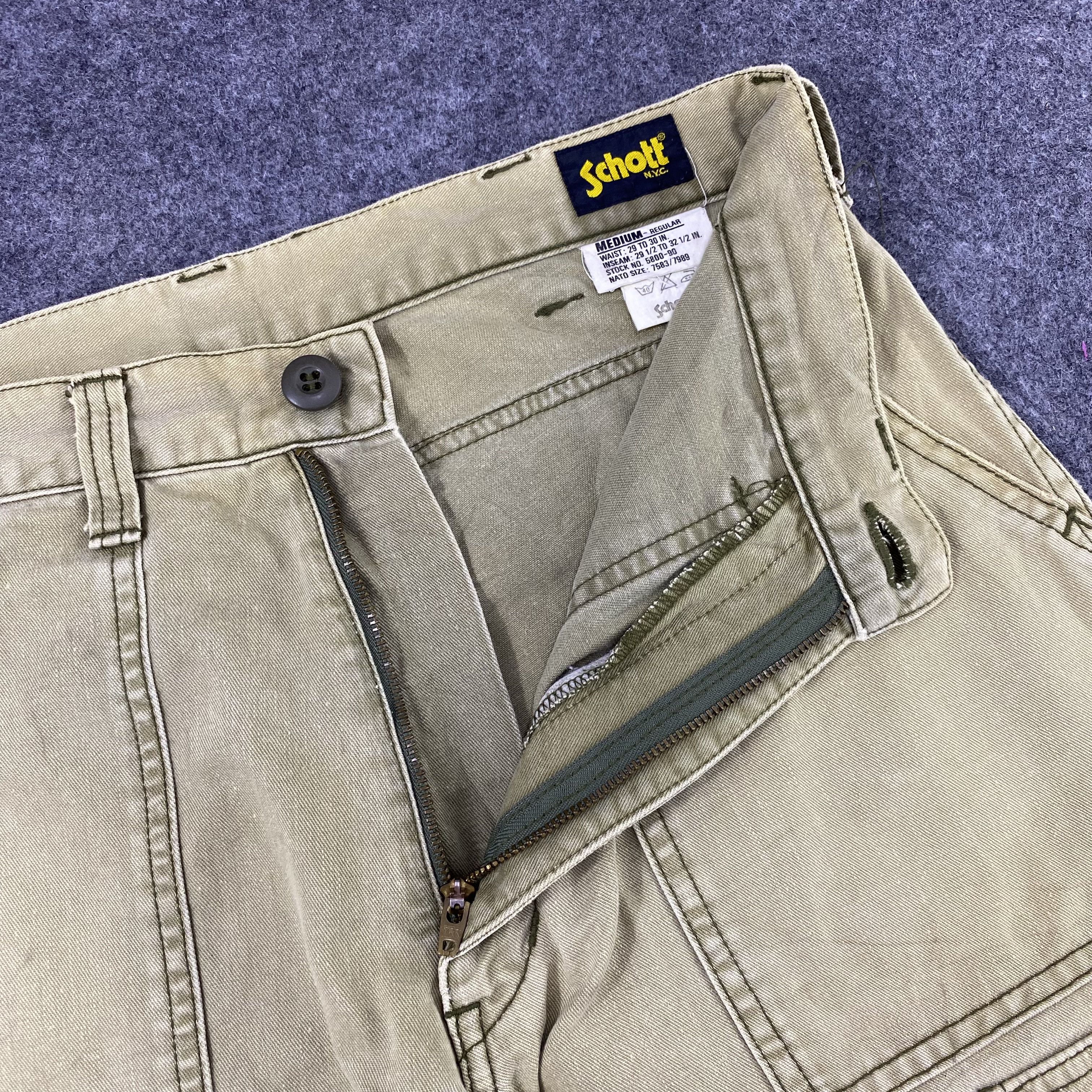 Schott Schott NYC Military Cargo Pants-C002 Size US 30 / EU 46 - 6 Thumbnail