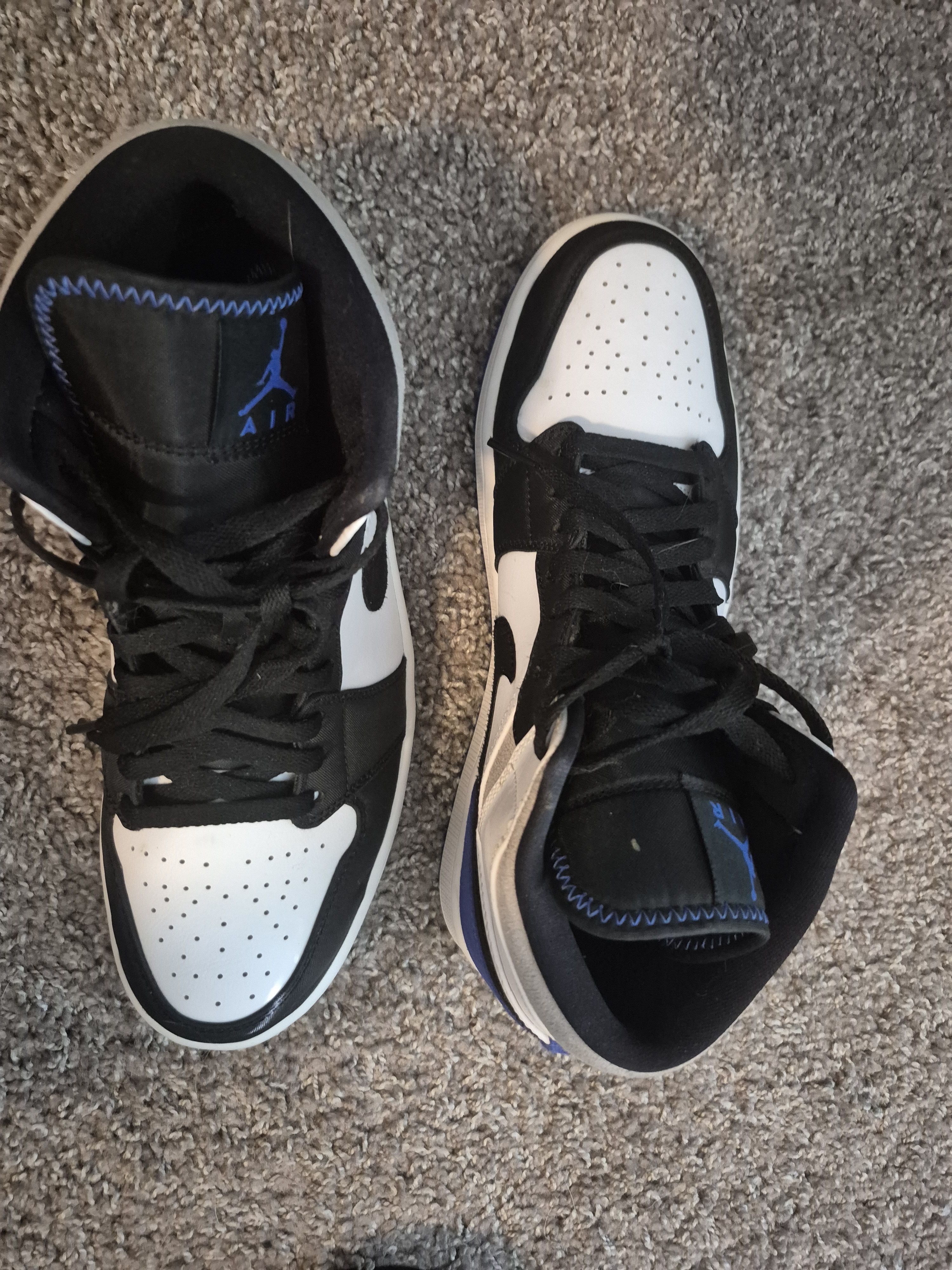Nike Jordan 1 Mid SE Royal Black Size US 9.5 / EU 42-43 - 5 Thumbnail