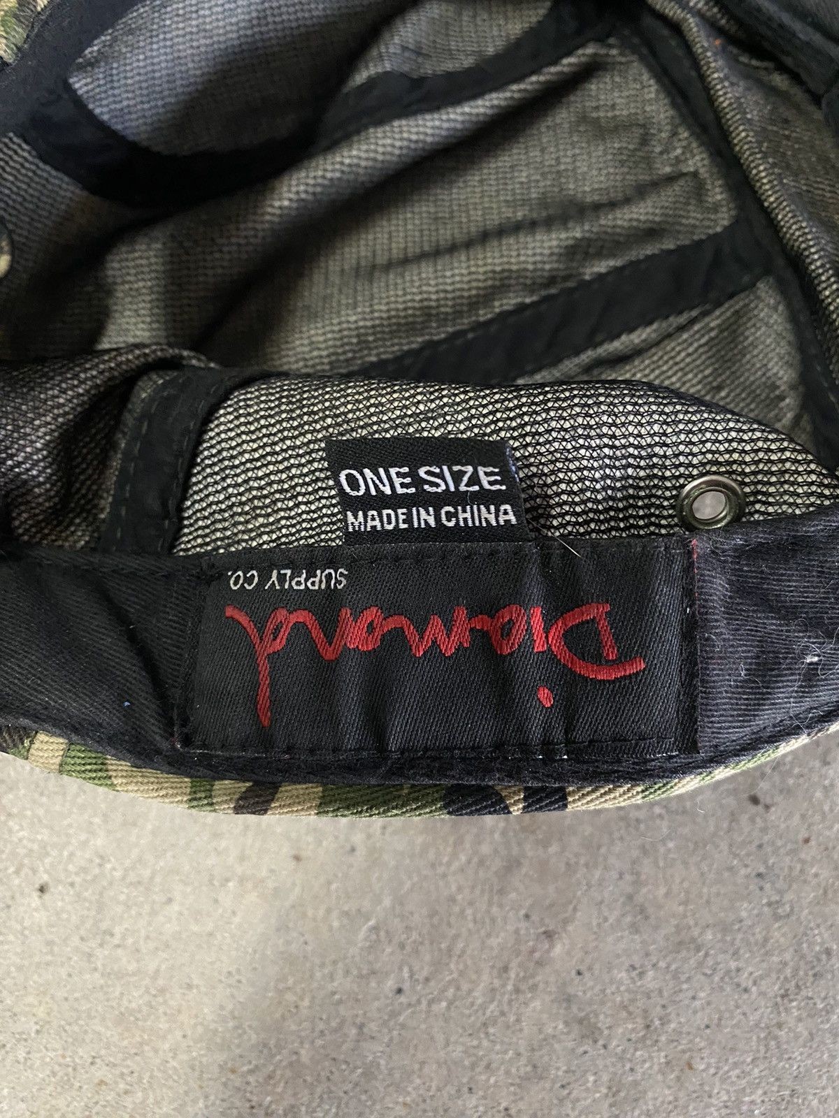 Vintage Vintage Diamond Supply Co Skate Military Camo Strap Adjust Size ONE SIZE - 6 Thumbnail