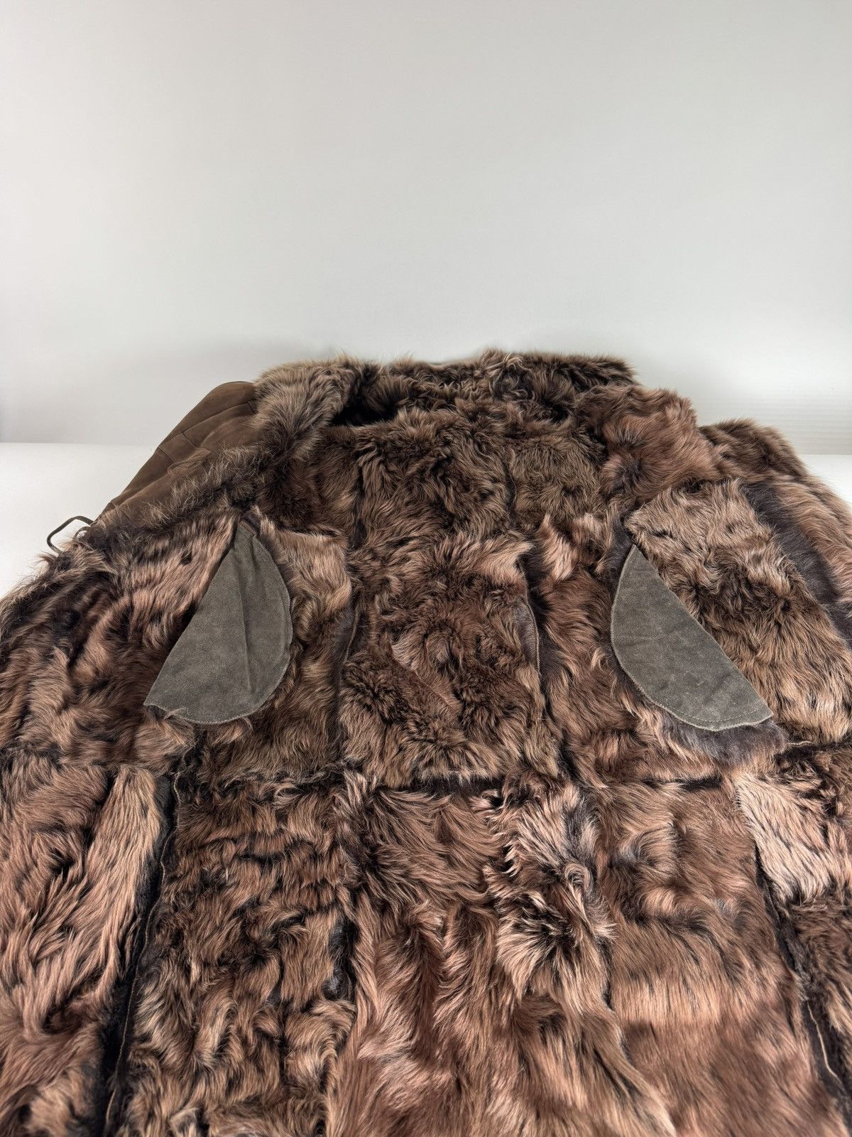 Bottega Veneta Vintage Bottega Veneta Leather Fur Coat 40/L Size L / US 10 / IT 46 - 14 Thumbnail
