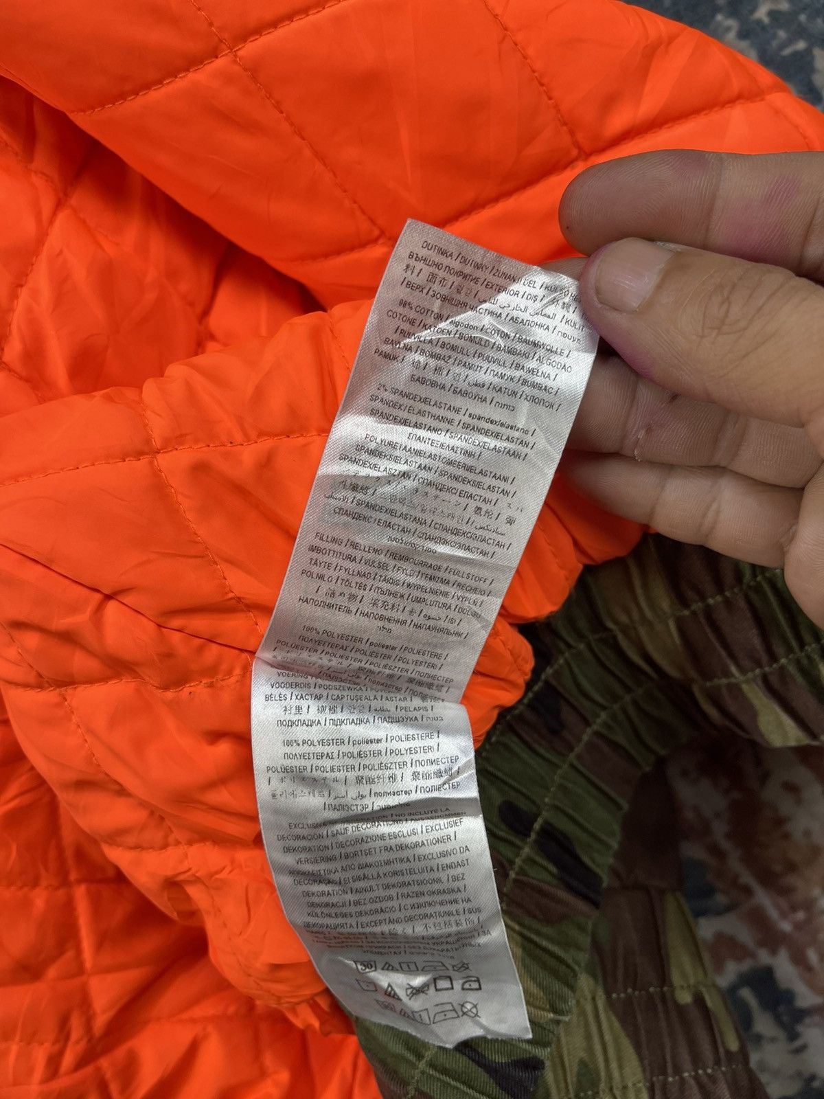 Guess Guess Camouflage Back Hit Caster Reflective Jacket Size US M / EU 48-50 / 2 - 18 Thumbnail