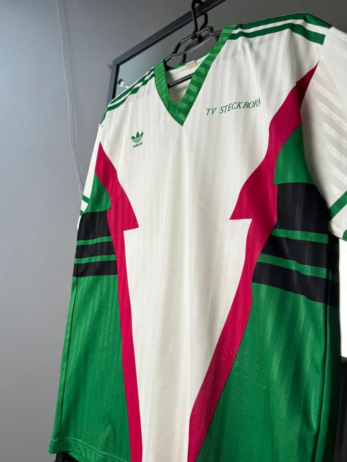 Adidas Very rare Adidas West Germany vintage jersey football tee Size US L / EU 52-54 / 3 - 3 Thumbnail