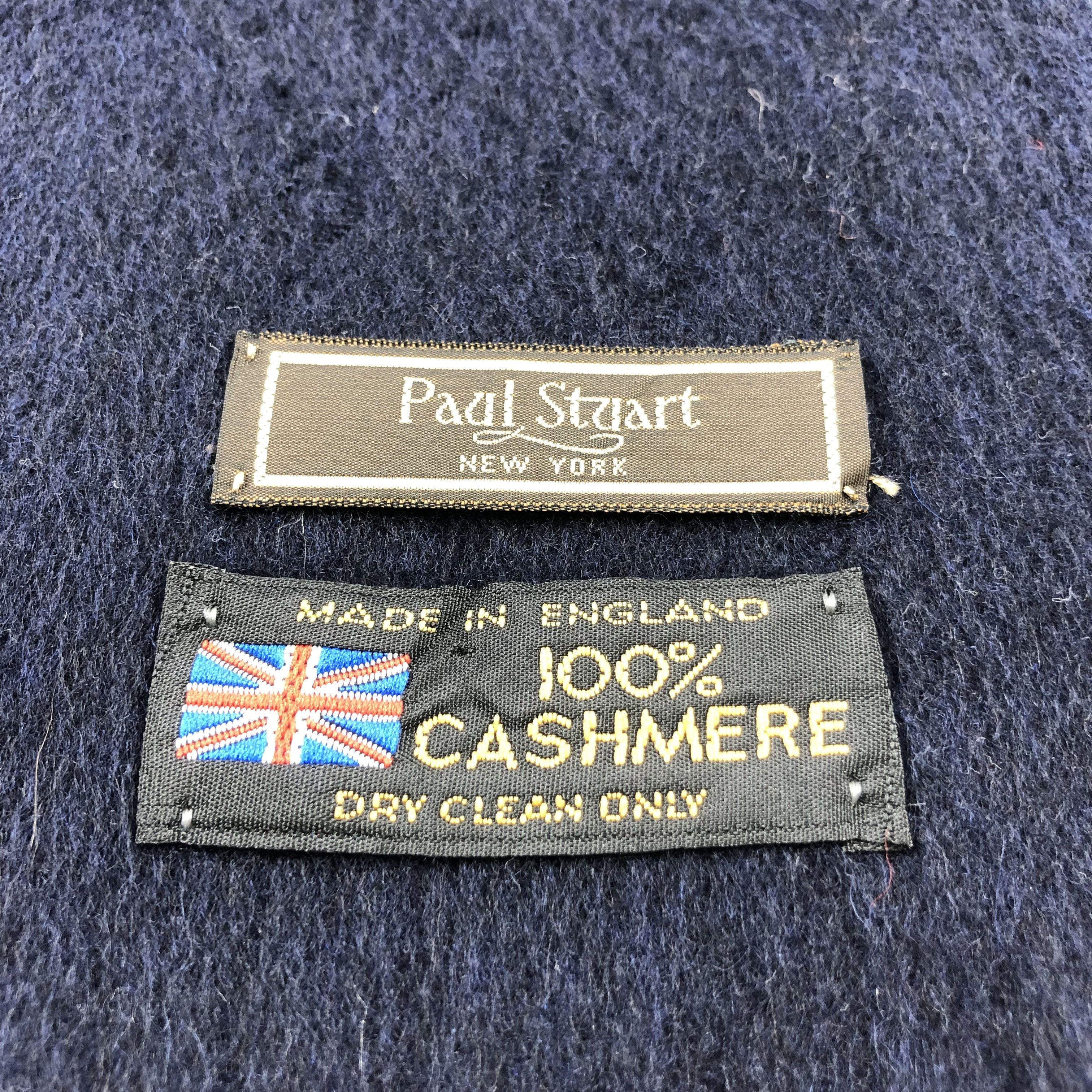 Paul Stuart Paul Stuart Cashmere Scarf Muffler V590 Size ONE SIZE - 3 Thumbnail