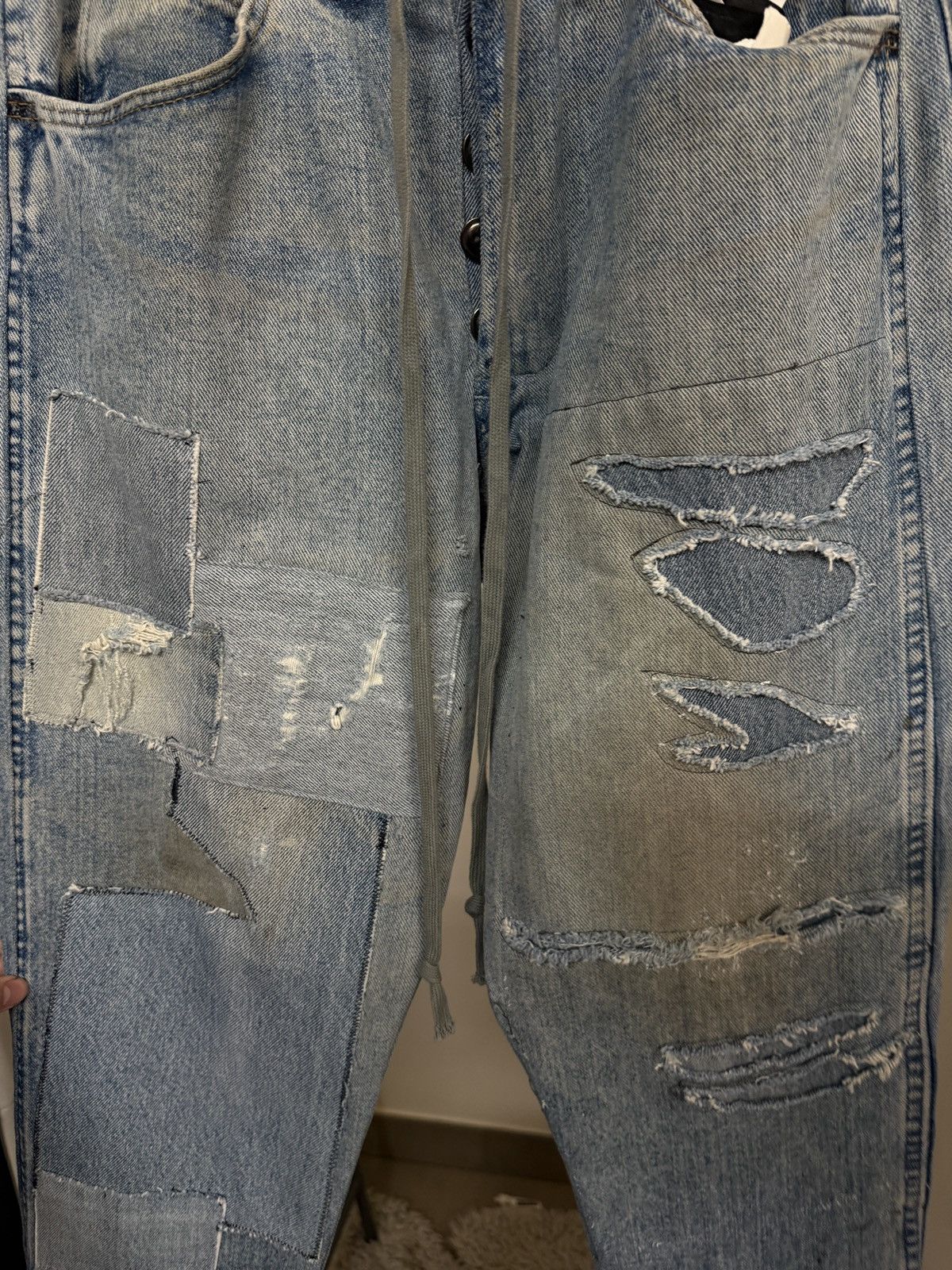 Greg Lauren Greg Lauren Denim Jeans Size US 30 / EU 46 - 2 Thumbnail