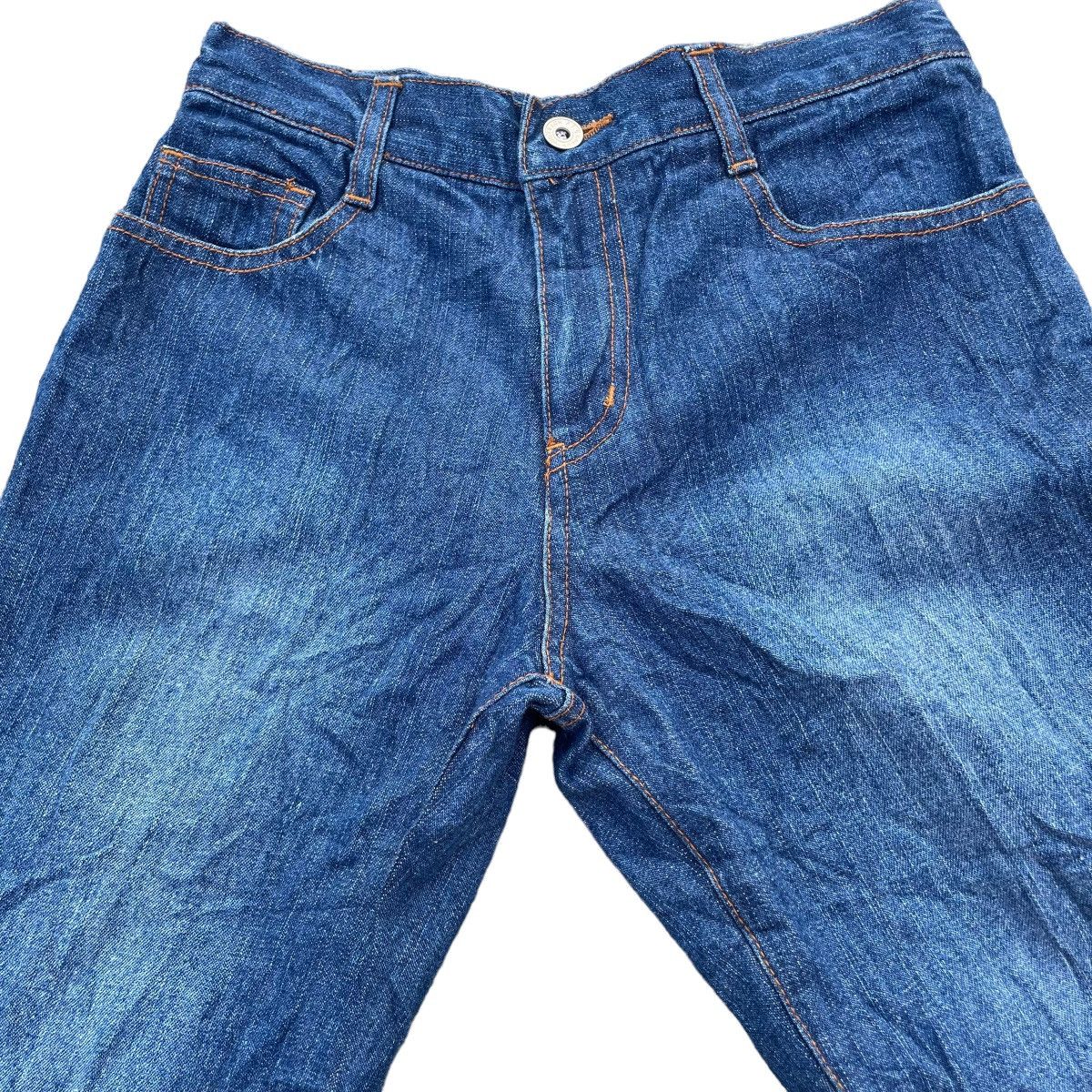 Kapital 🇯🇵 FTS PATCHWORK FLARE DENIM PANTS Size 28" / US 6 / IT 42 - 4 Thumbnail