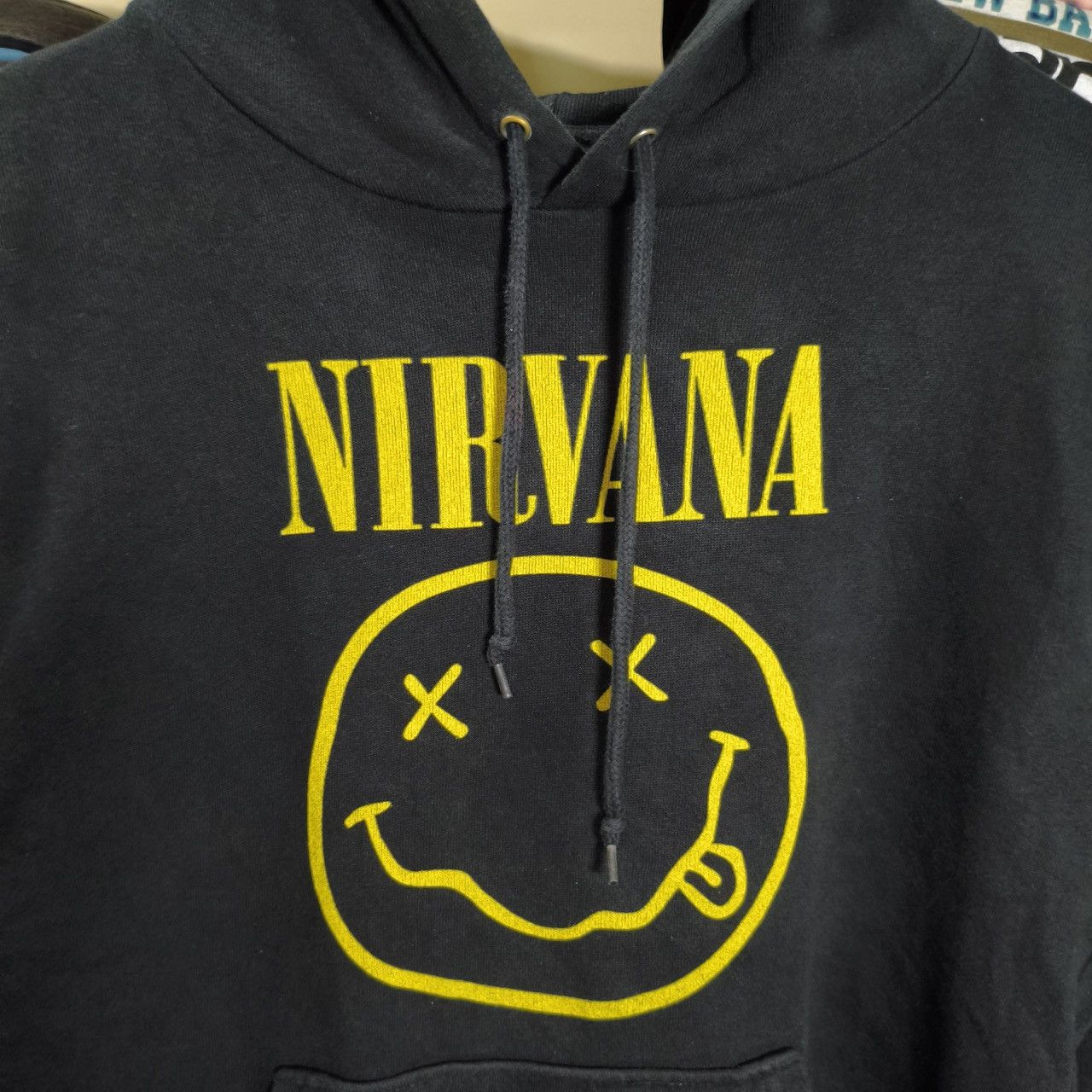 Band Tees Nirvana Yellow Grunge Face Pullover Hoodie Size US M / EU 48-50 / 2 - 3 Thumbnail