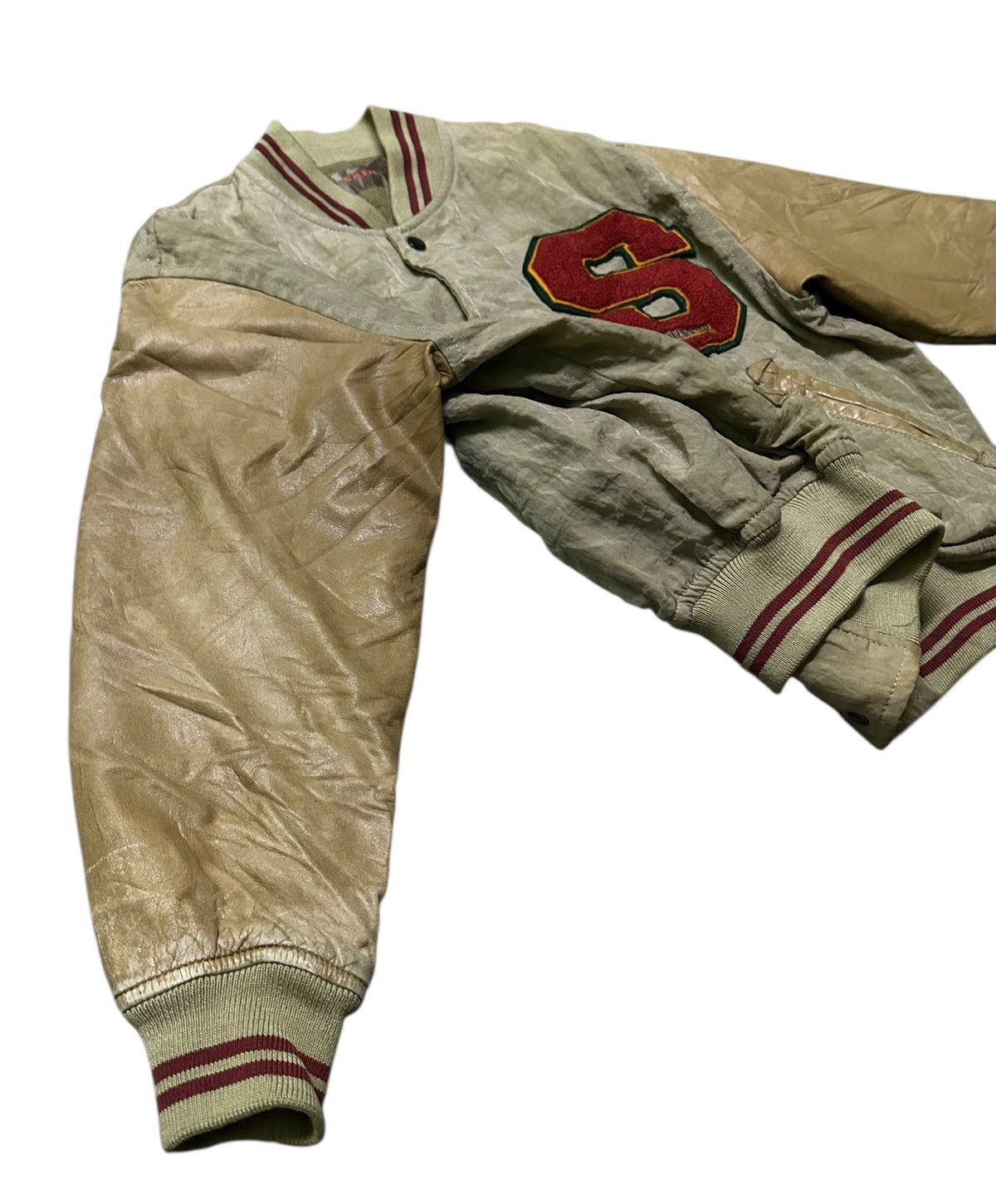 Vintage Ateler sab snap button varsity jacket Size US L / EU 52-54 / 3 - 5 Thumbnail