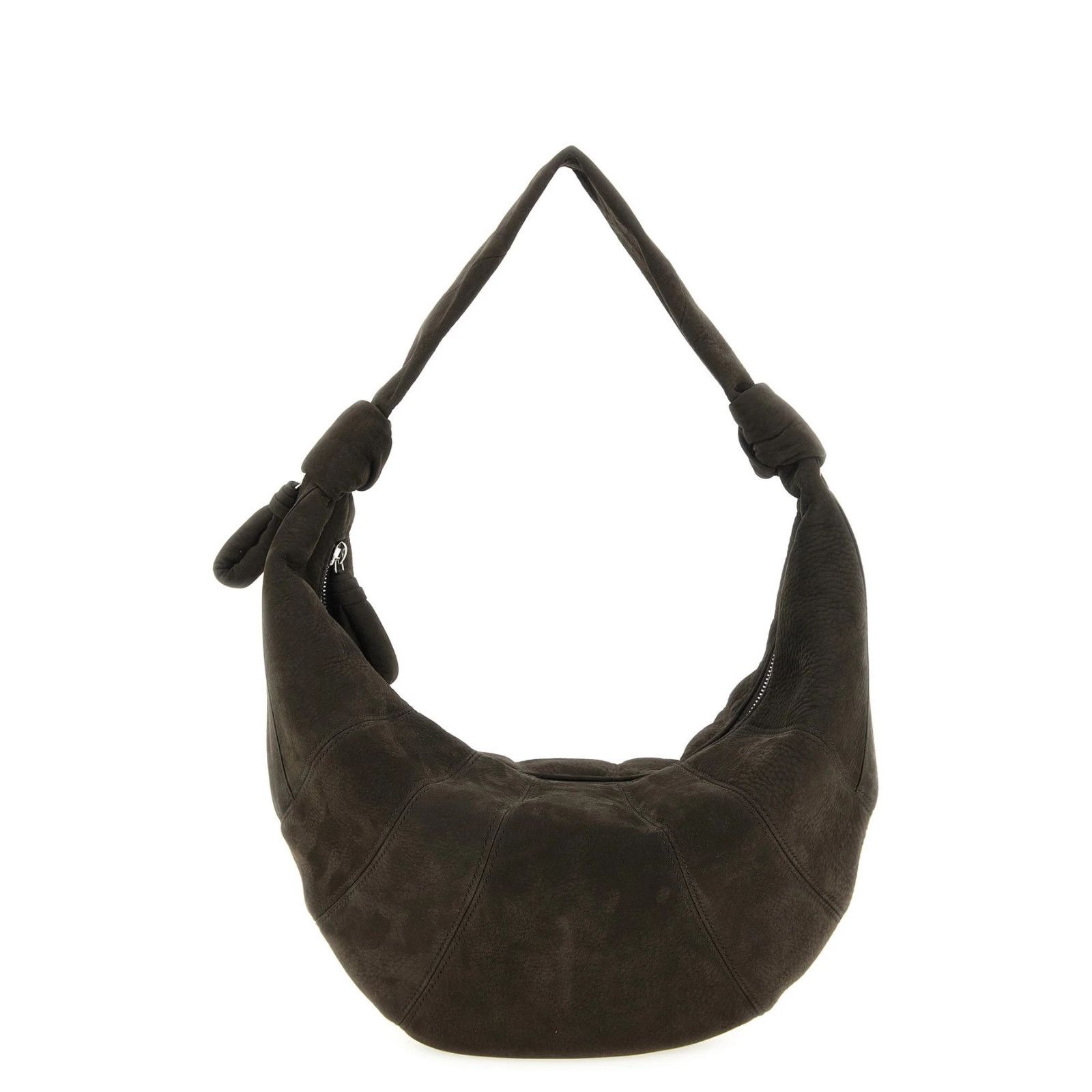 Lemaire Fortune Croissant Brown Suede Shoulder Bag New & Aut