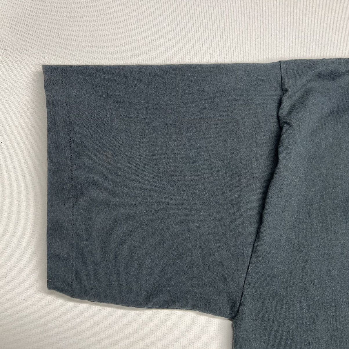 Vintage VTG National Mills Tee Shirt Grey Single Stitch Faded Washed Size US XL / EU 56 / 4 - 10 Thumbnail
