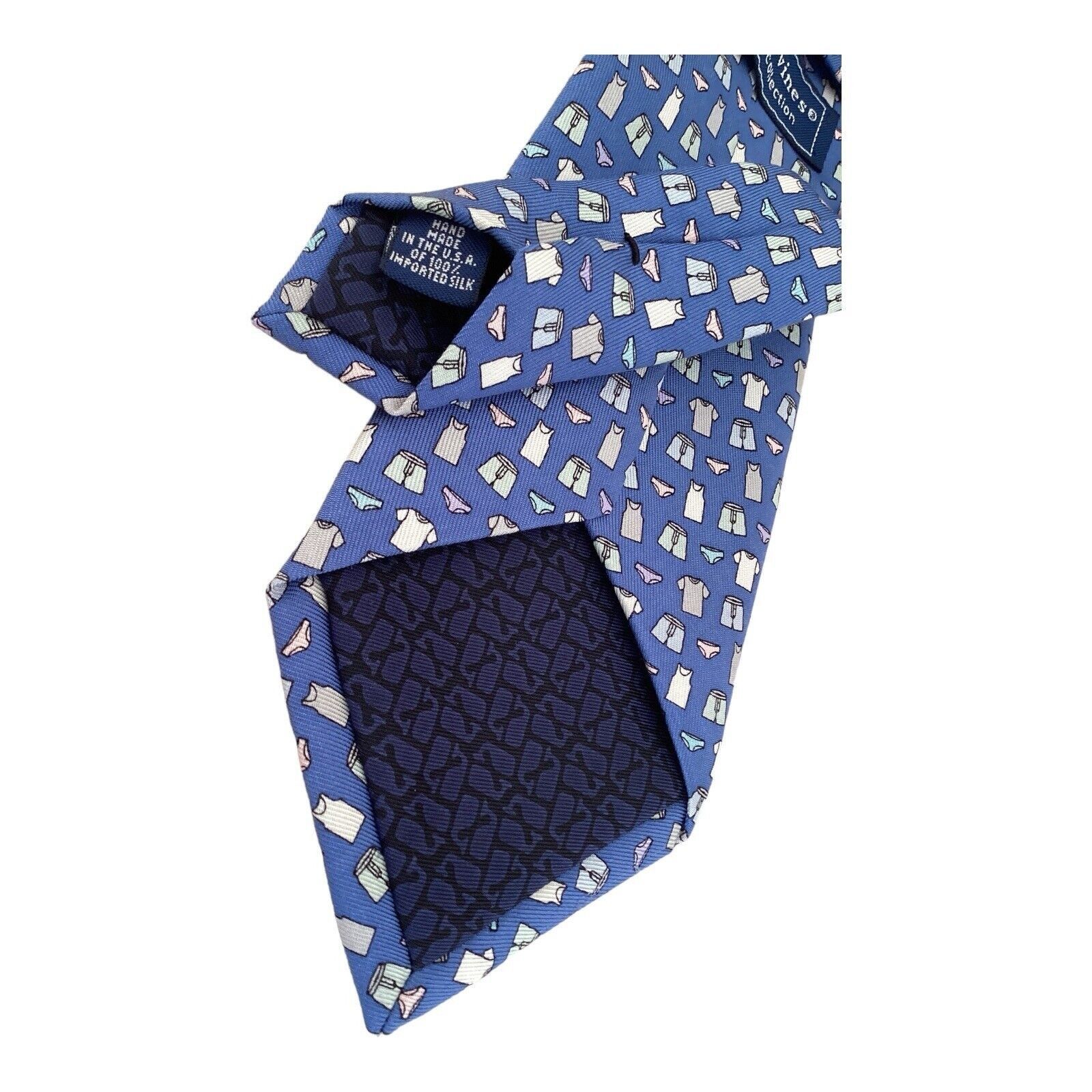 Vineyard Vines VINEYARD VINES Blue Fruit OF THE LOOM Underware Silk Tie H.M Size ONE SIZE - 4 Thumbnail