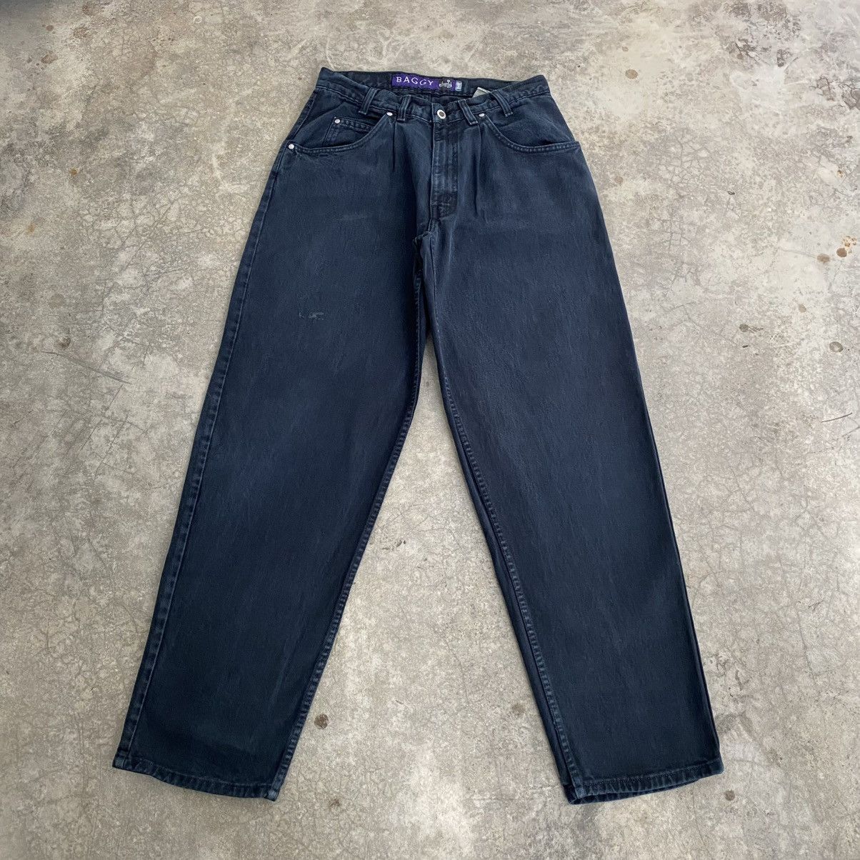 Levi's Vintage 1995 Levis Silvertab “Baggy” Faded Black Jeans Size US 32 / EU 48 - 1 Thumbnail