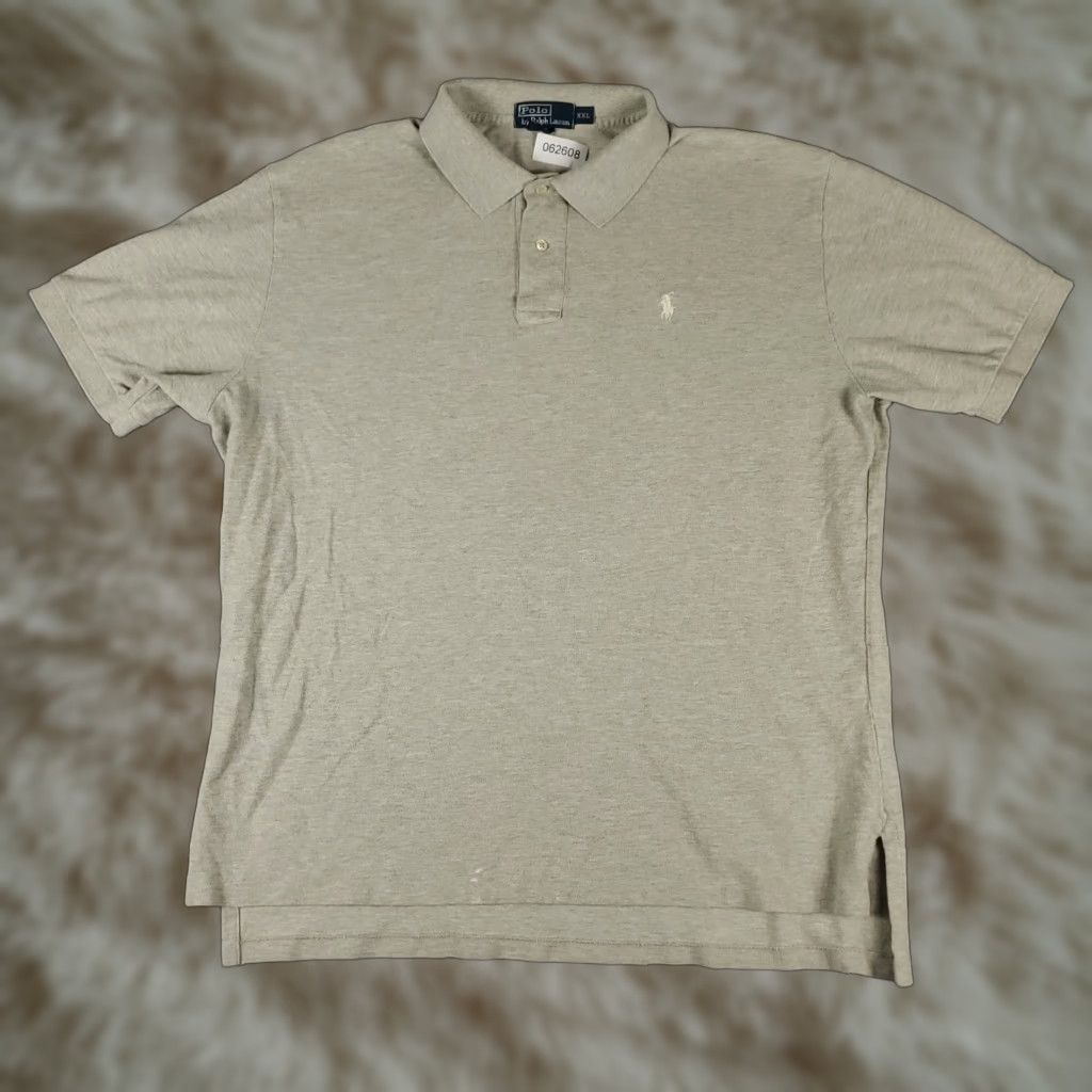 Ralph Lauren Ralph Lauren Polo Shirt Mens 2XL Gray Casual Short Sleeve Sports Activewear Size US XXL / EU 58 / 5 - 1 Thumbnail