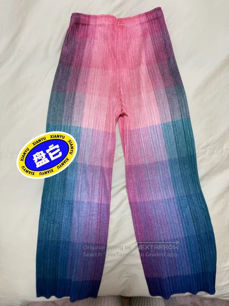 Issey Miyake Issey Miyake Color Block Pants Size 25" / US 0 / IT 36 - 3 Thumbnail
