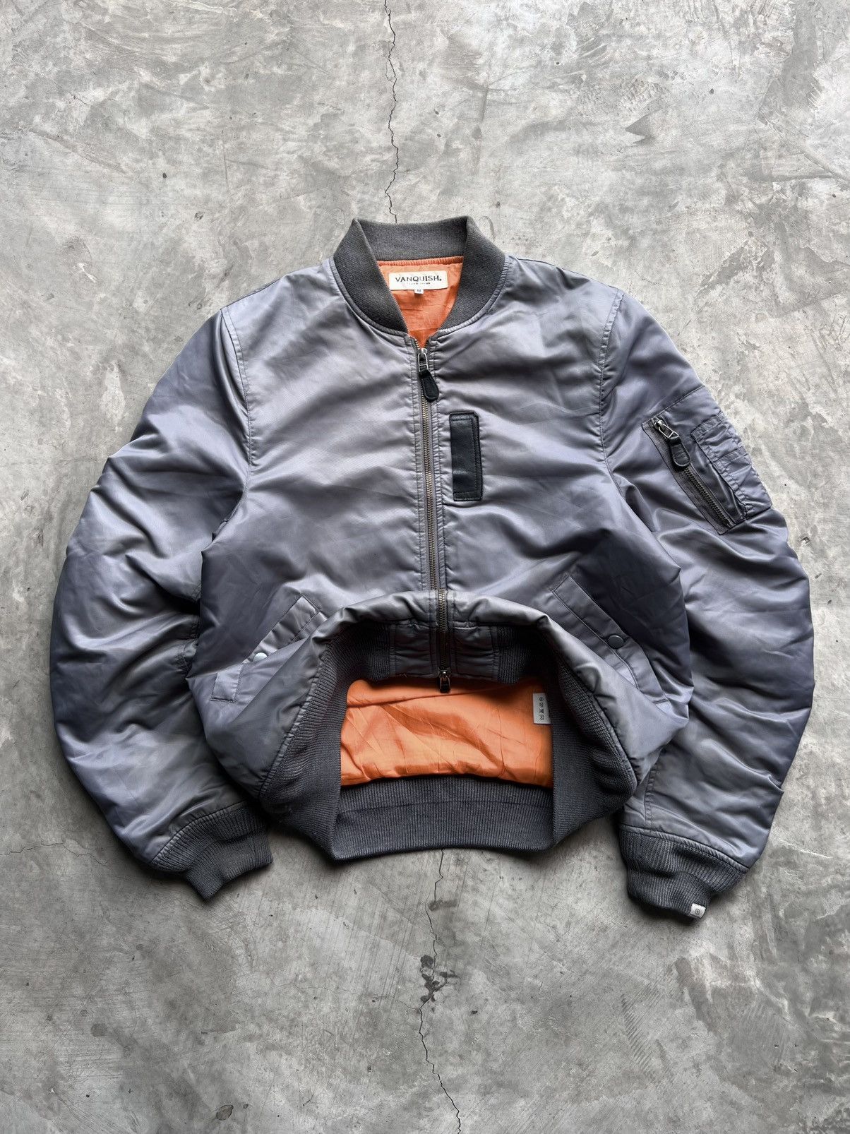 Japanese Brand Vanquish Tokyo Japan Flight Master Bomber Jacket Size US S / EU 44-46 / 1 - 1 Thumbnail