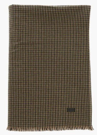 Saint Laurent Paris o1b1hav110325 769604 Size: OS / Large Scarf Vichy Wool Size ONE SIZE - 1 Thumbnail