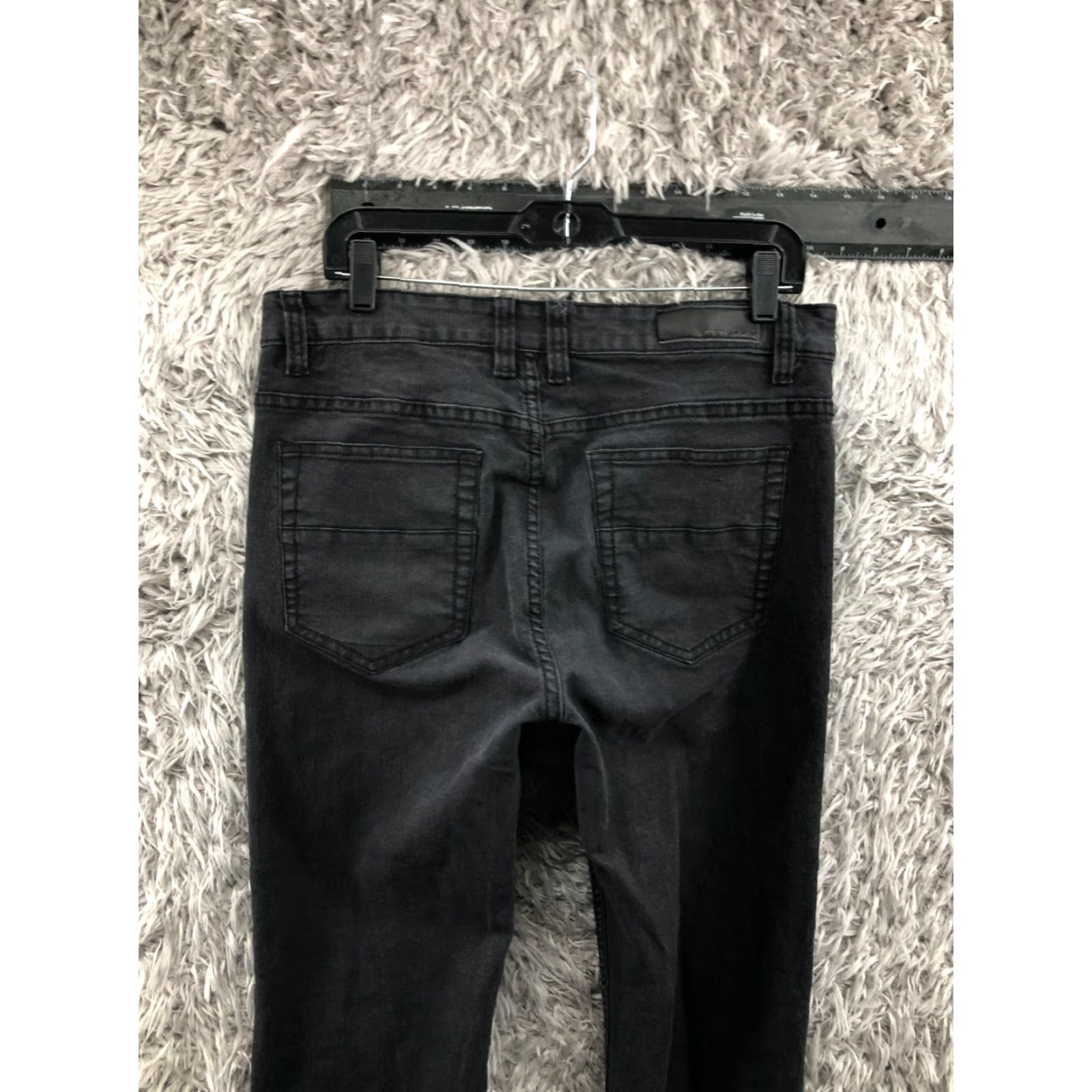 Vintage kayden k Jeans Size 34x32 Mens Mid Rise Dark Wash Black Straight 5-Pocket Denim Size US 34 / EU 50 - 7 Thumbnail