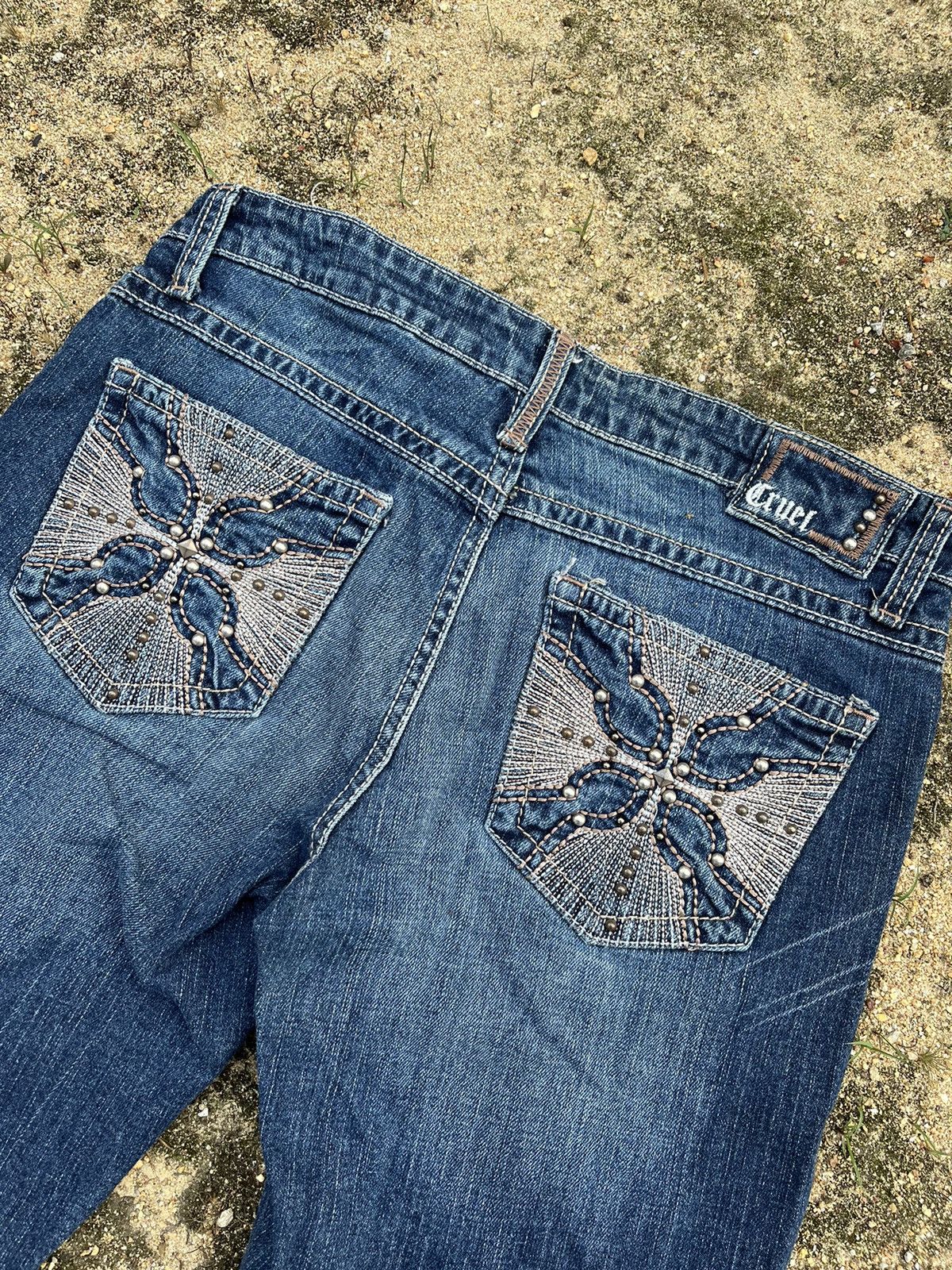 Hysteric Glamour × Japanese Brand × Vintage Flare Cruel Hysteric Inspired Denim Size US 31 - 14 Thumbnail