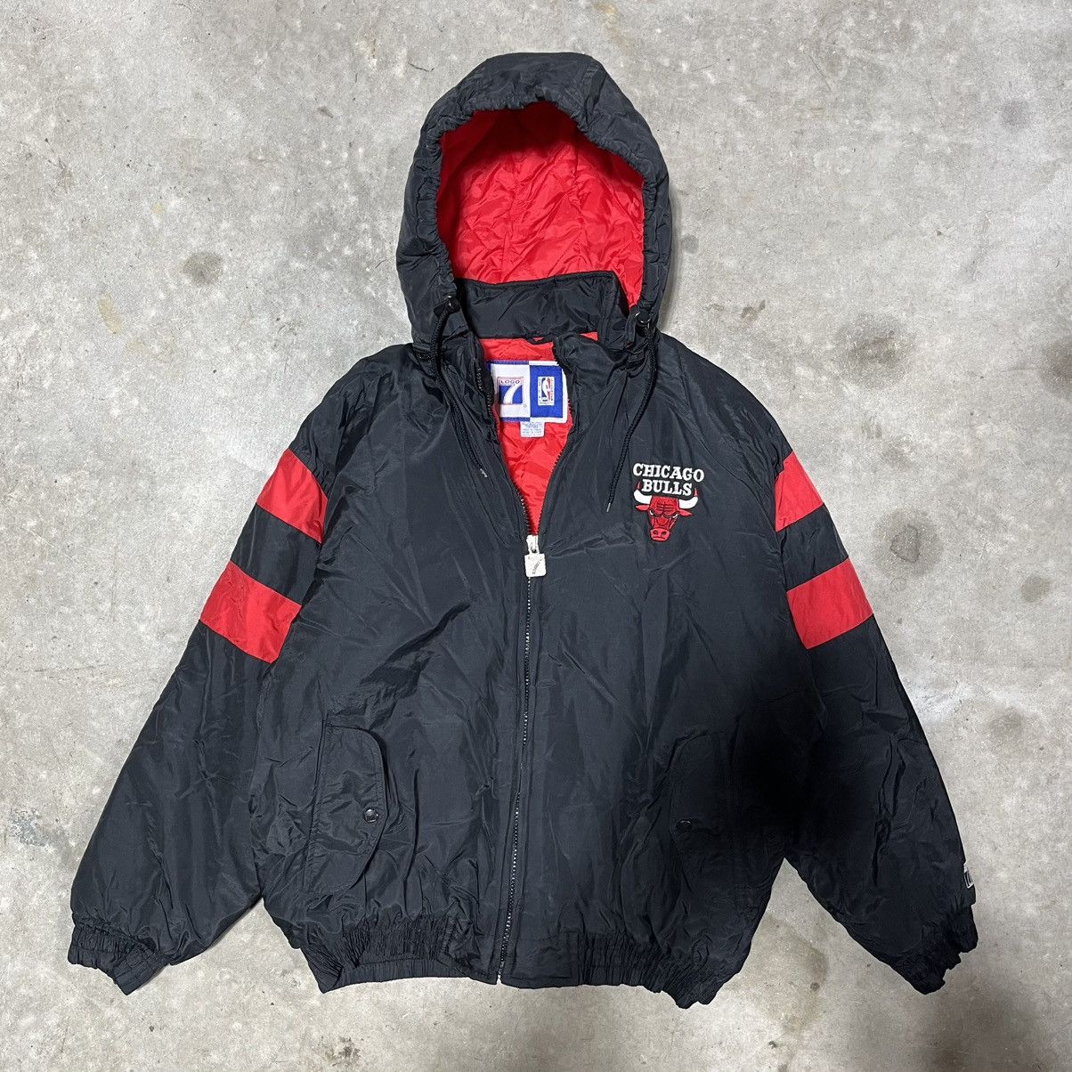 Jordan Brand × Logo 7 × Vintage Vintage NBA Chicago Bulls Jordan Jacket Logo 7 - Men's XL Size US XL / EU 56 / 4 - 1 Thumbnail