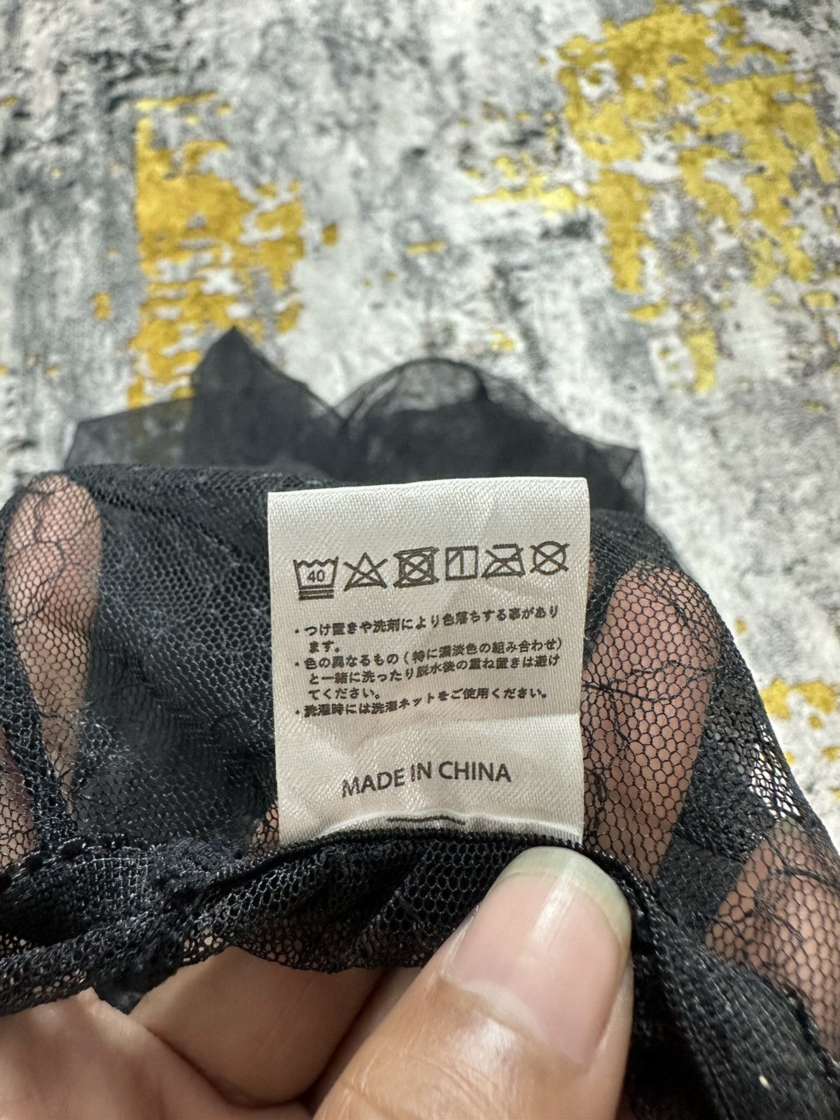 Other Japanese Jean Paul Gaultier Style Black Sheer Mesh Pants Size 26" / US 2 / IT 38 - 6 Thumbnail