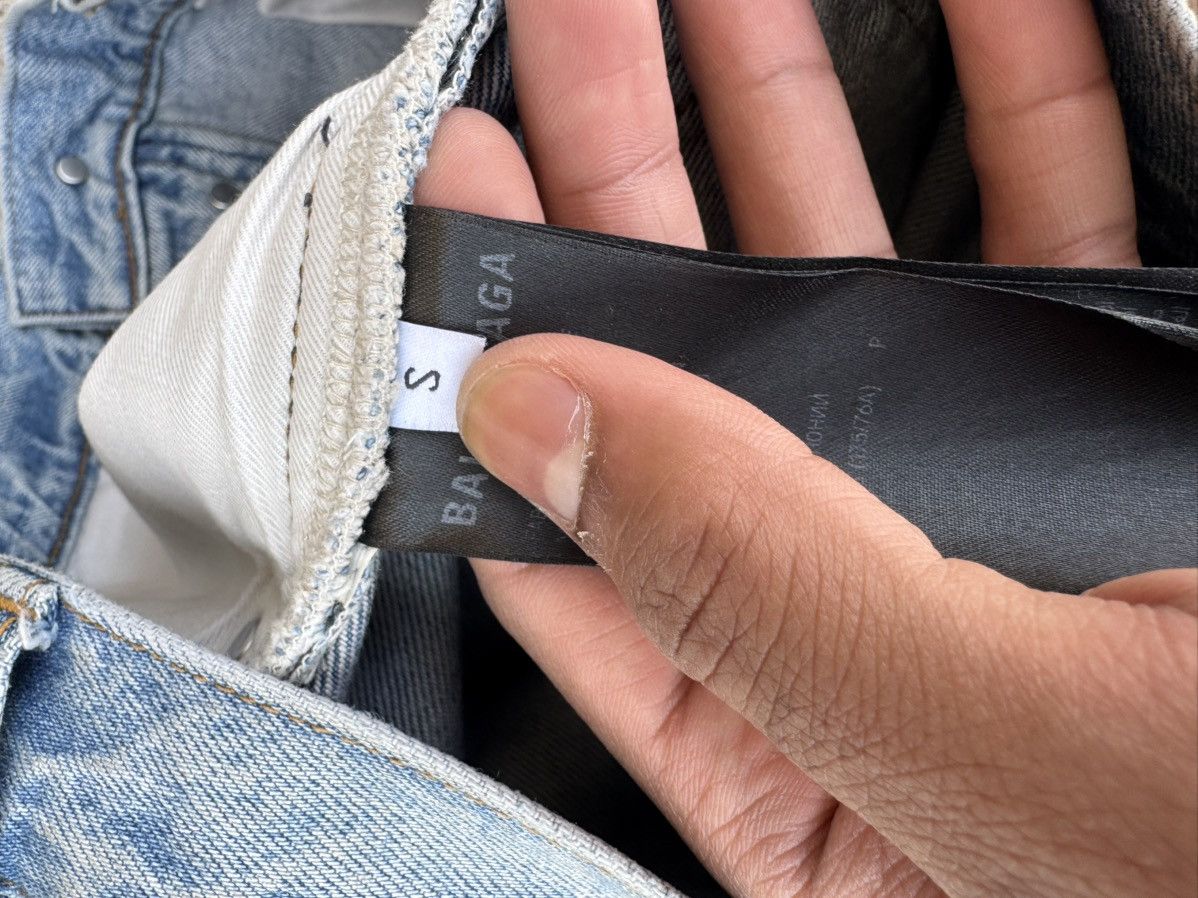 Balenciaga Balenciaga Light Wash Jeans Size US 30 / EU 46 - 4 Thumbnail