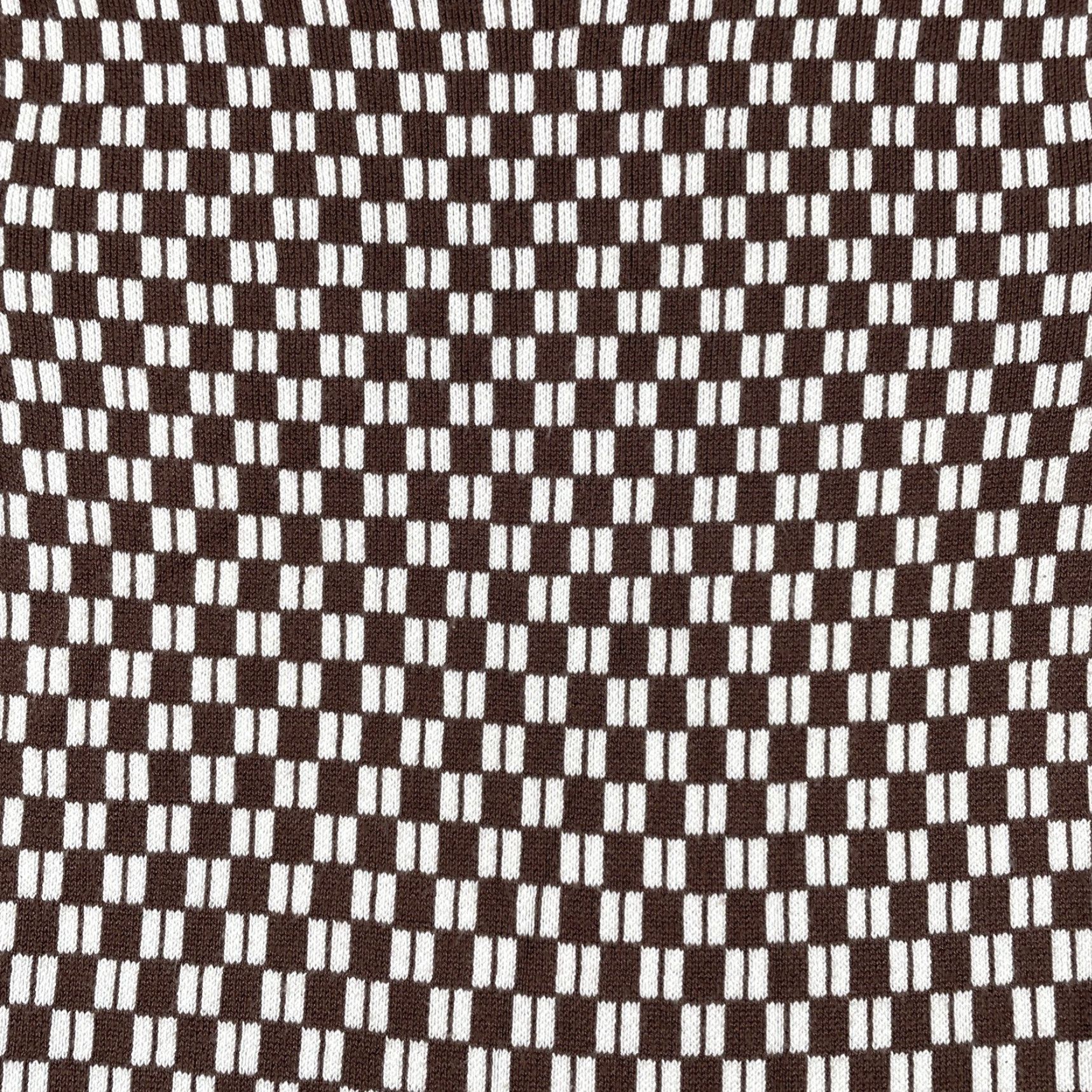 Abercrombie & Fitch VINTAGE Abercrombie & Fitch XXSP Knit Bodycon Checkered Dress Ultra Soft EUC Dress P2XS Midi White Short Sleeve Crew Neck Petites Womens Size XXS / US 00 / IT 34 - 4 Thumbnail