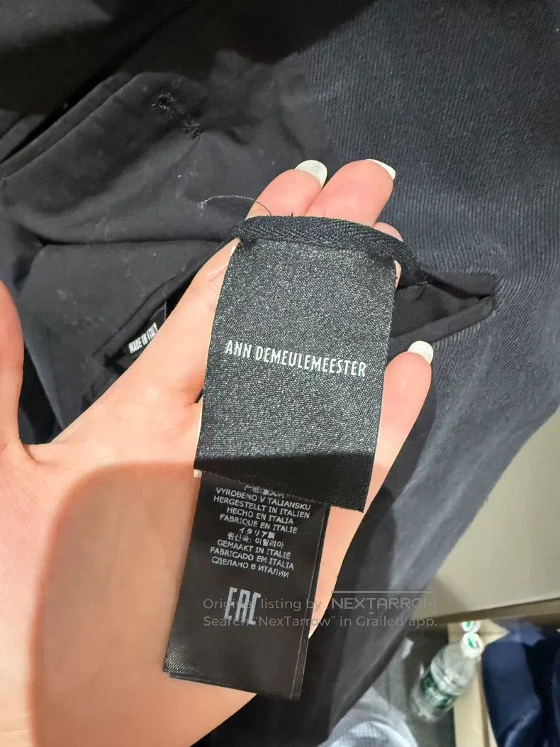 Ann Demeulemeester Ann Demeulemeester 50 long-sleeved lapel jacket Size US M / EU 48-50 / 2 - 6 Thumbnail