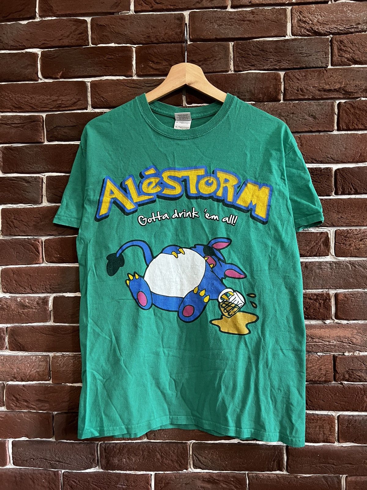 Vintage Vintage 00s Pokémon Parody Tee Gotta Drink Em All Medium Size US M / EU 48-50 / 2 - 1 Thumbnail