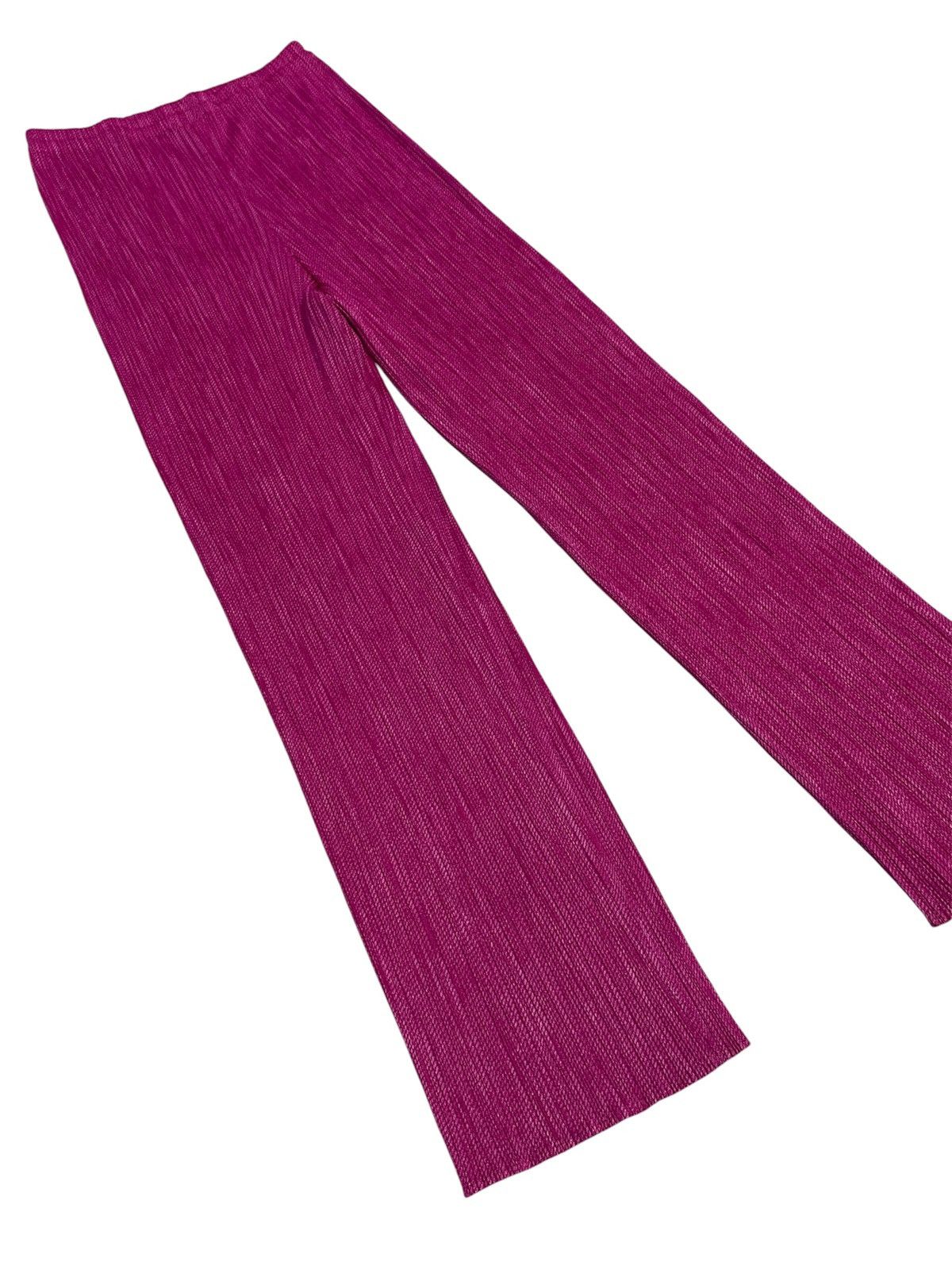 Pleats Please Issey Miyake Pleats Please Pleated Wide Leg Trousers Pants Size 28" / US 6 / IT 42 - 17 Thumbnail