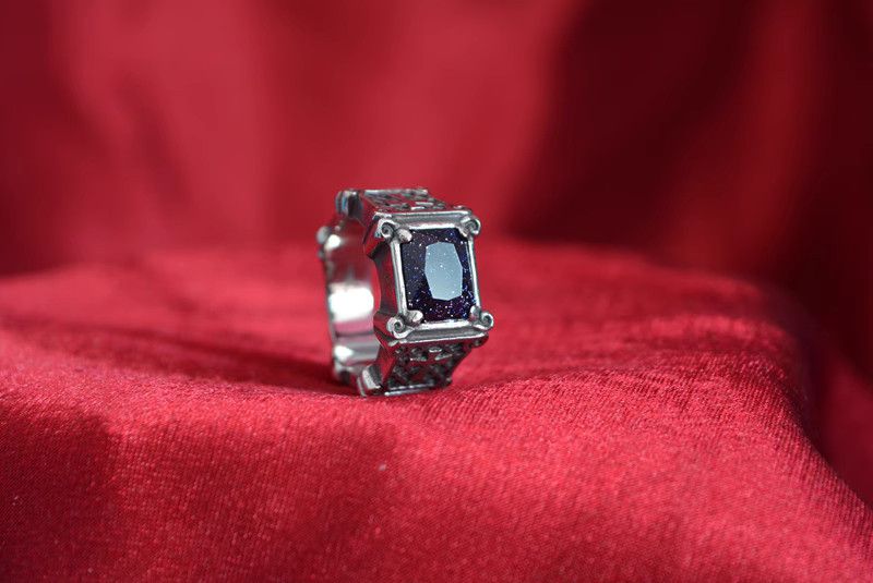 Jewelry Stone Trend Jewelry Rings Open Size Chrome Ring (Size 7-13) Size ONE SIZE - 6 Thumbnail