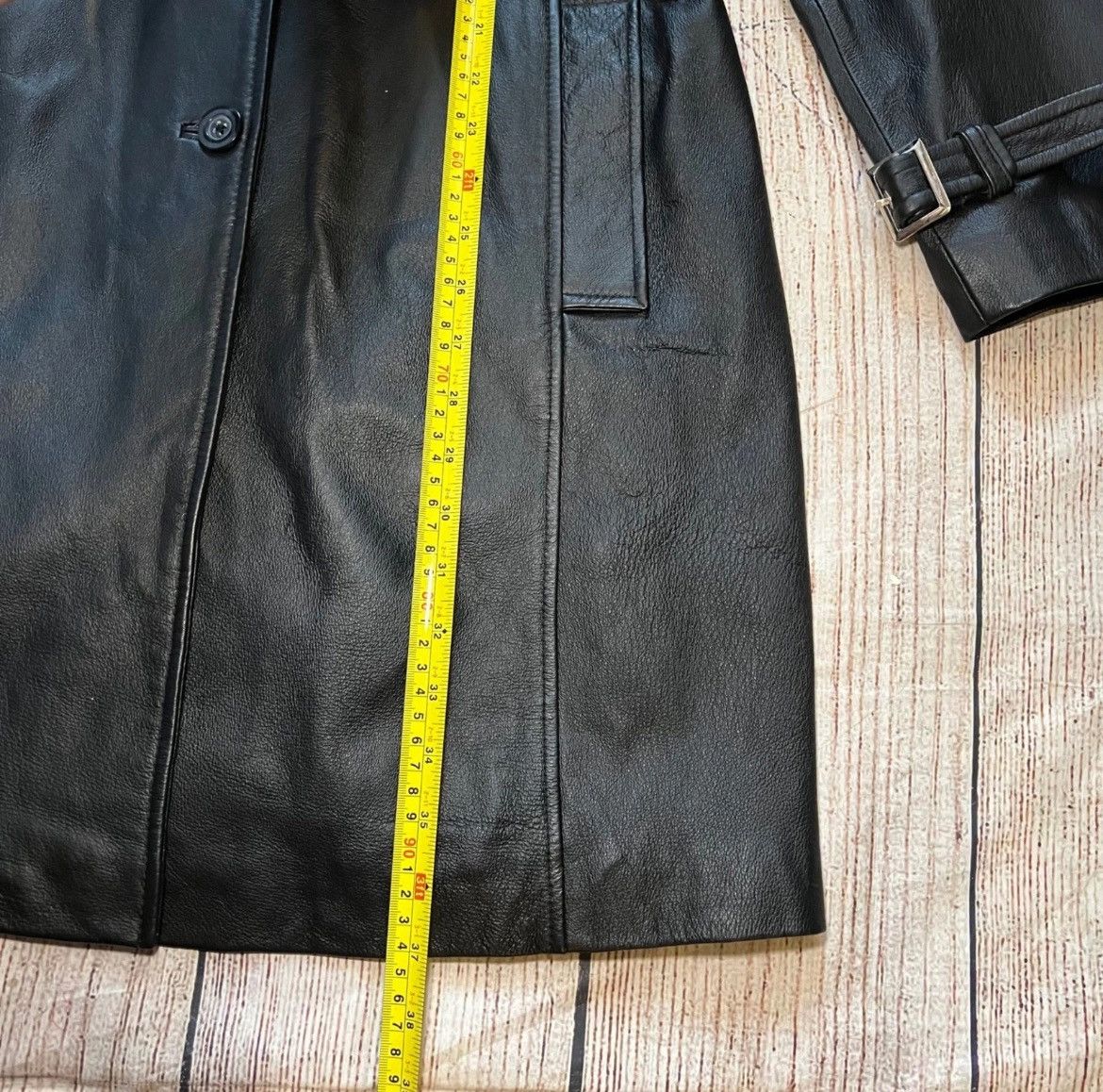 Other VTG 90s Terry Lewis Luxuries Leather Trench Coat Womens M Size M / US 6-8 / IT 42-44 - 5 Thumbnail