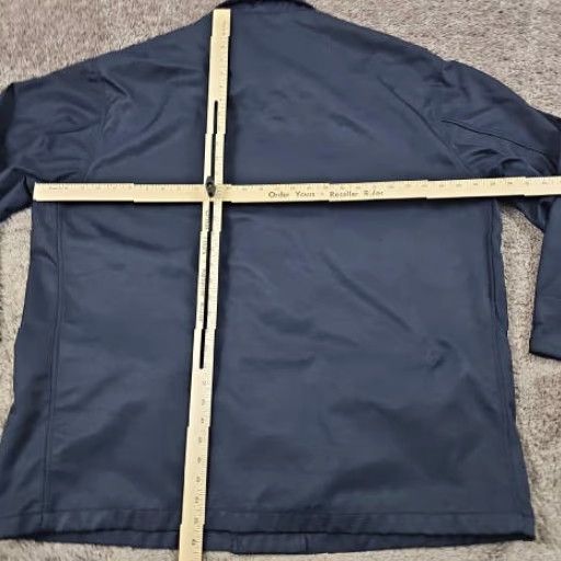 Gap Gap Jacket Mens XL Navy Blue Nylon Button Front Lined Premium Classic Tailored Size US XL / EU 56 / 4 - 7 Thumbnail